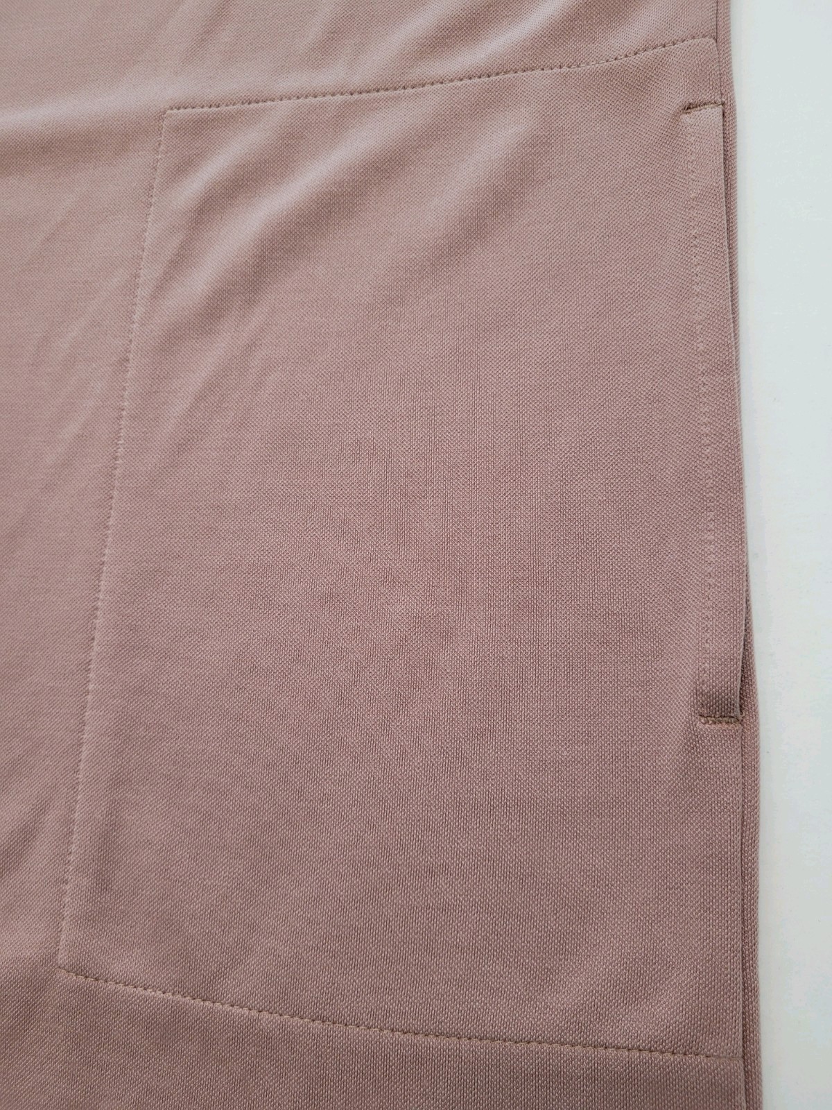J.Jill Pure Jill Sand-washed Piqué Relaxed Dress Kaftan Soft Desert Clay Sz Med