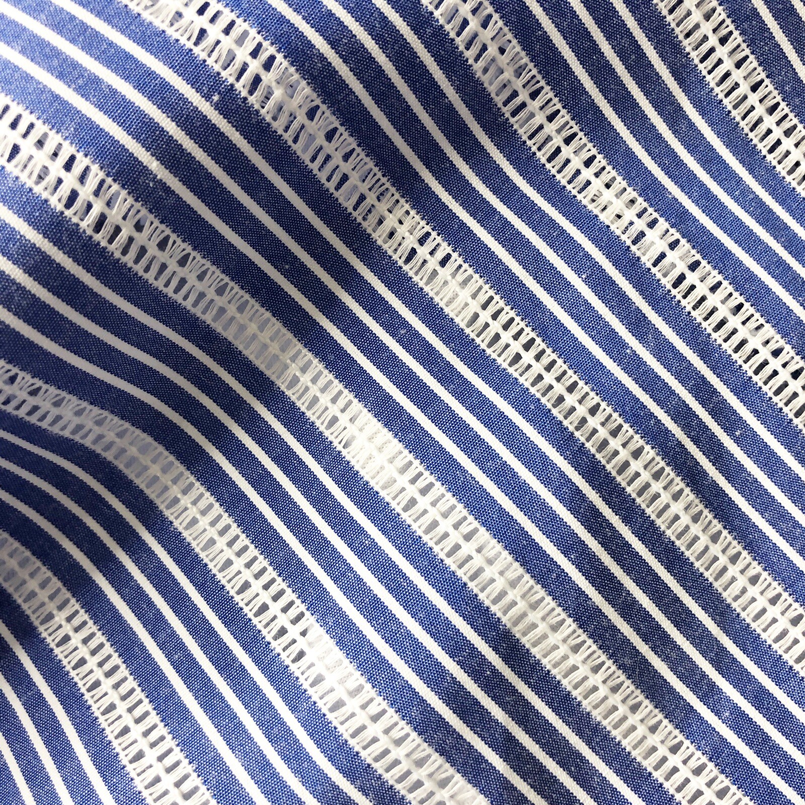Junior’s Striped Sundress A-Line Dress Cold Shoulder $59 City Studio Blue Sz 11