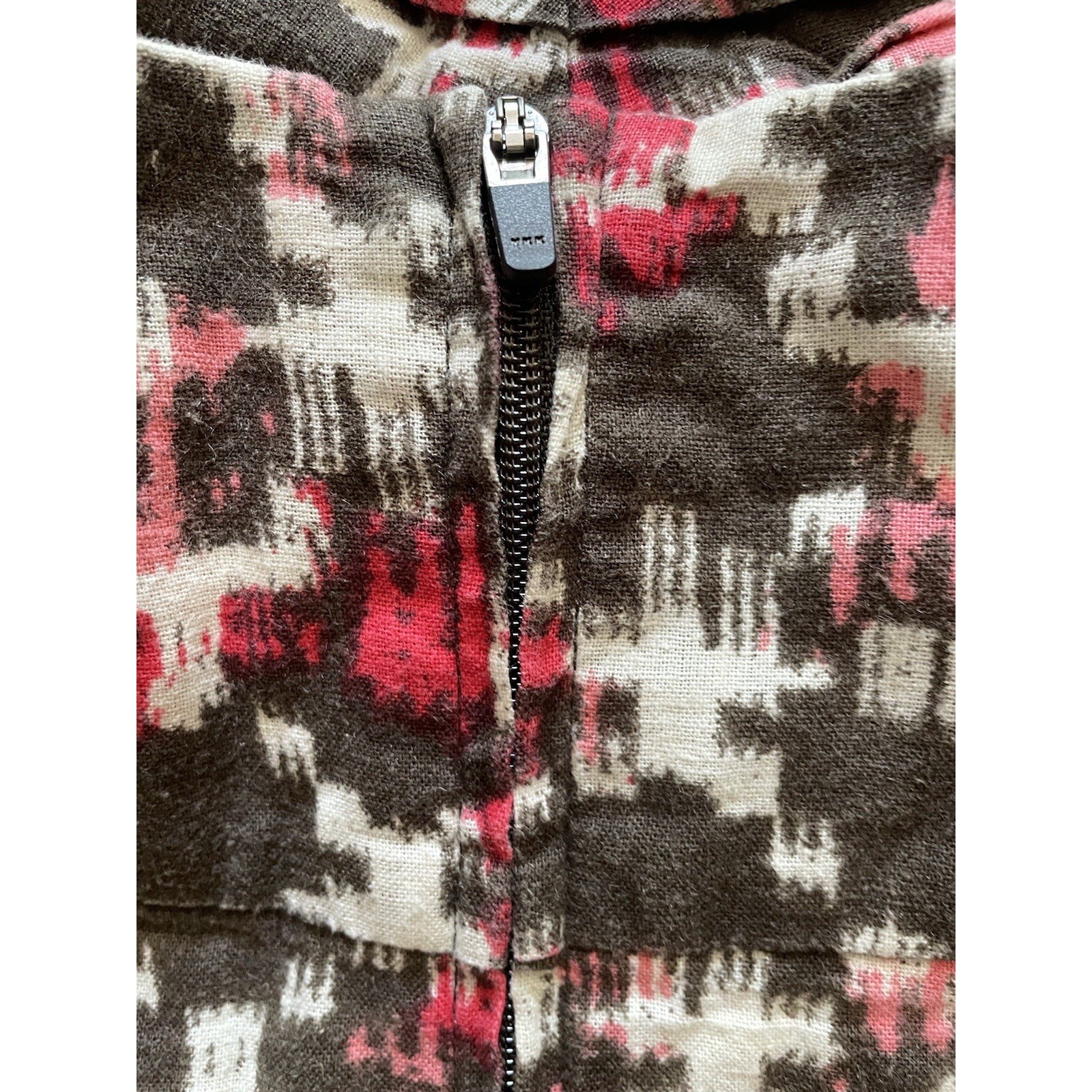 Patagonia Mini Dress Womens 6 Brown Pink Ikat Hemp Organic Cotton Sundress Boho