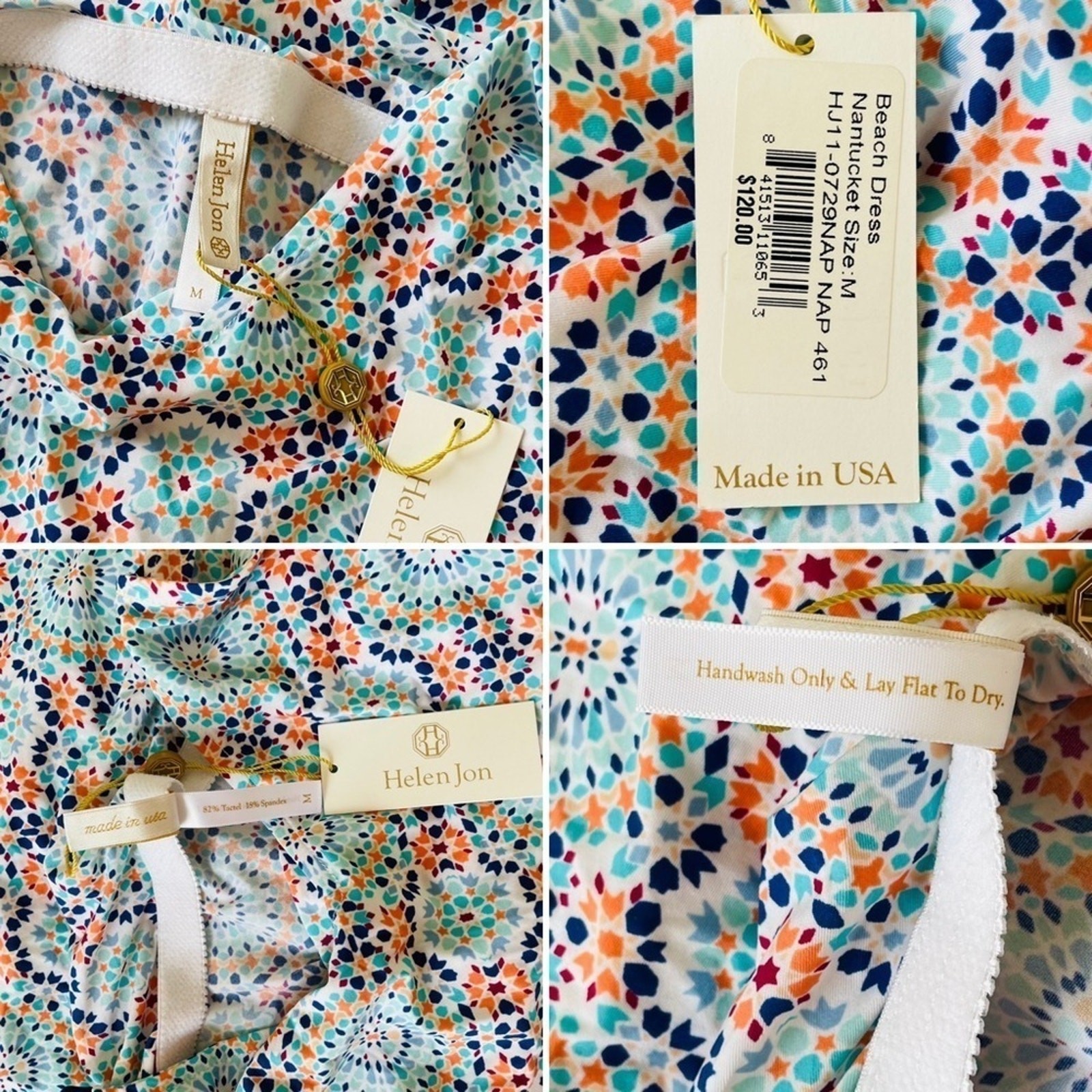 Helen Jon Nantucket Beach Dress Size M