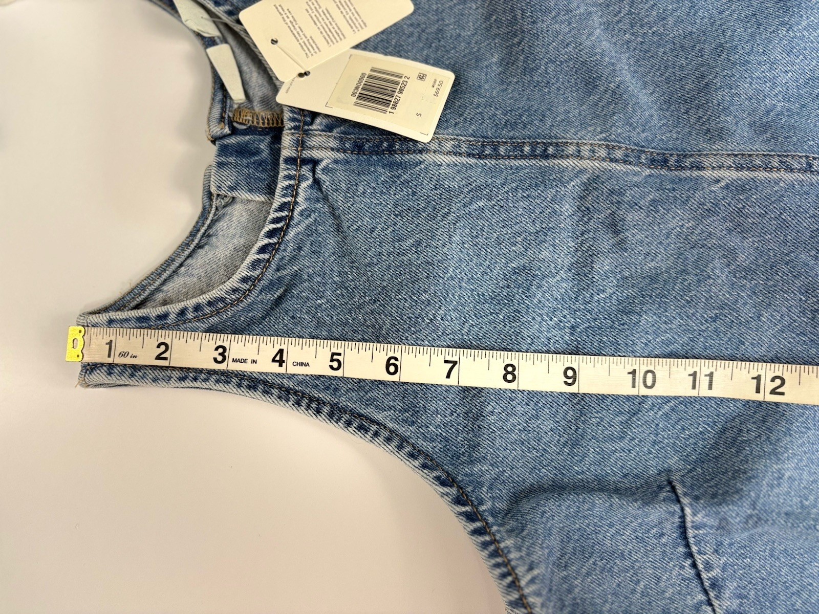 Levi’s Vintage Inspired 90’s Shift Denim A-Line Mini Dress Size S Med Wash NWT