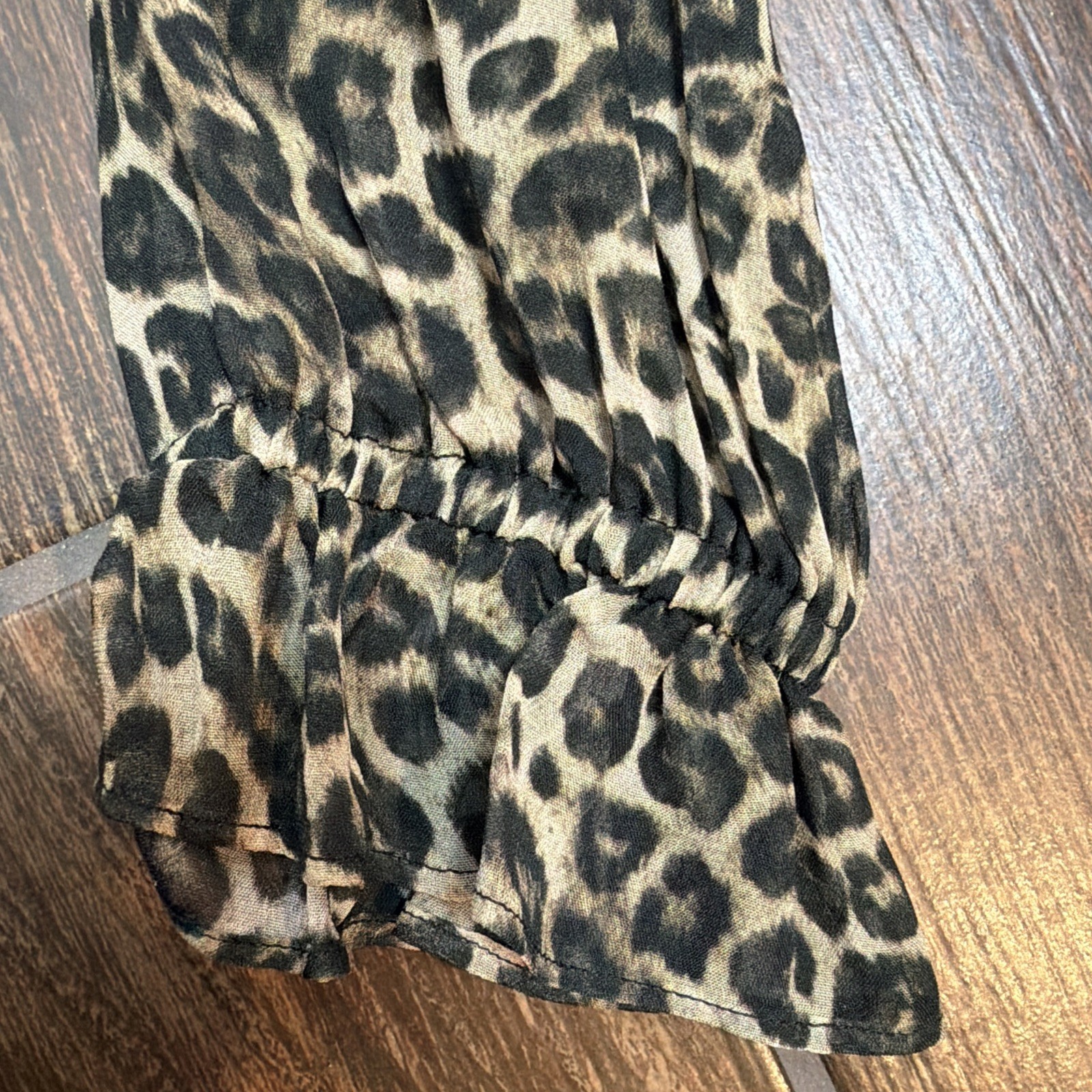The Kooples Women’s Classic leopard Print Designer Maxi Dress Size 1 Us size S