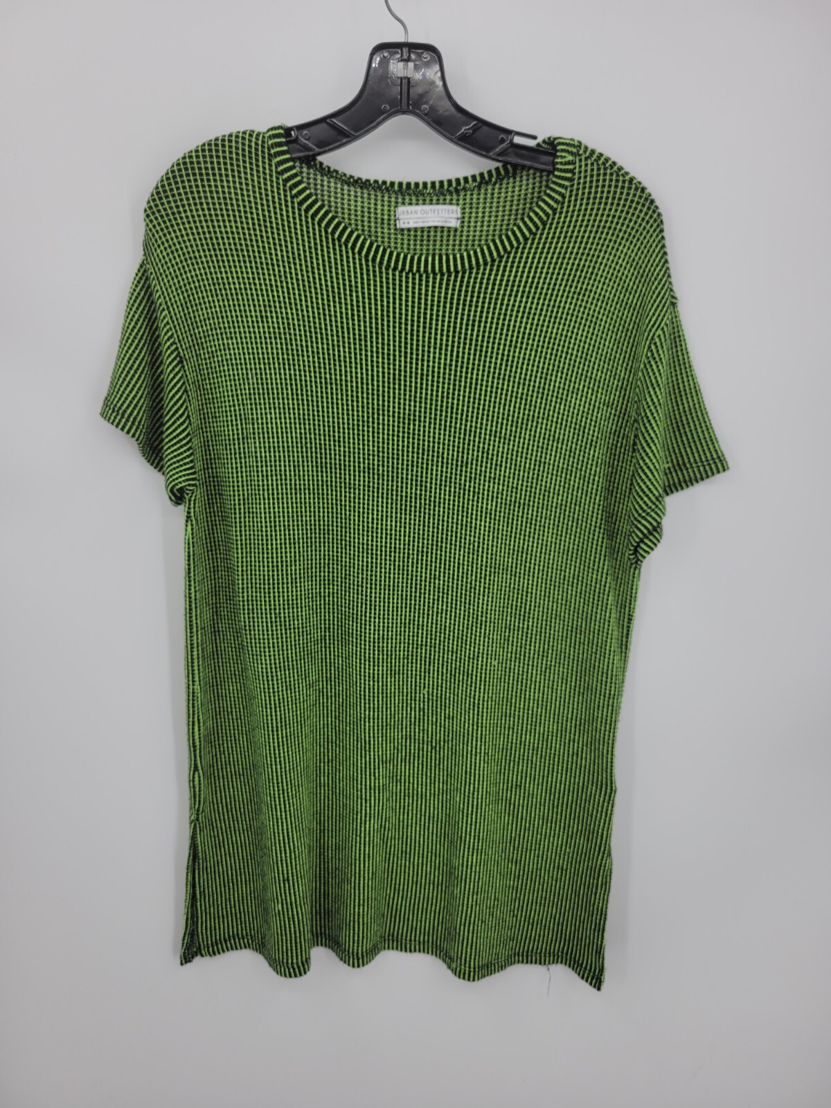 Urban Outfitters Mini Dress Women Medium Green Black Short Sleeve Tunic Y2K