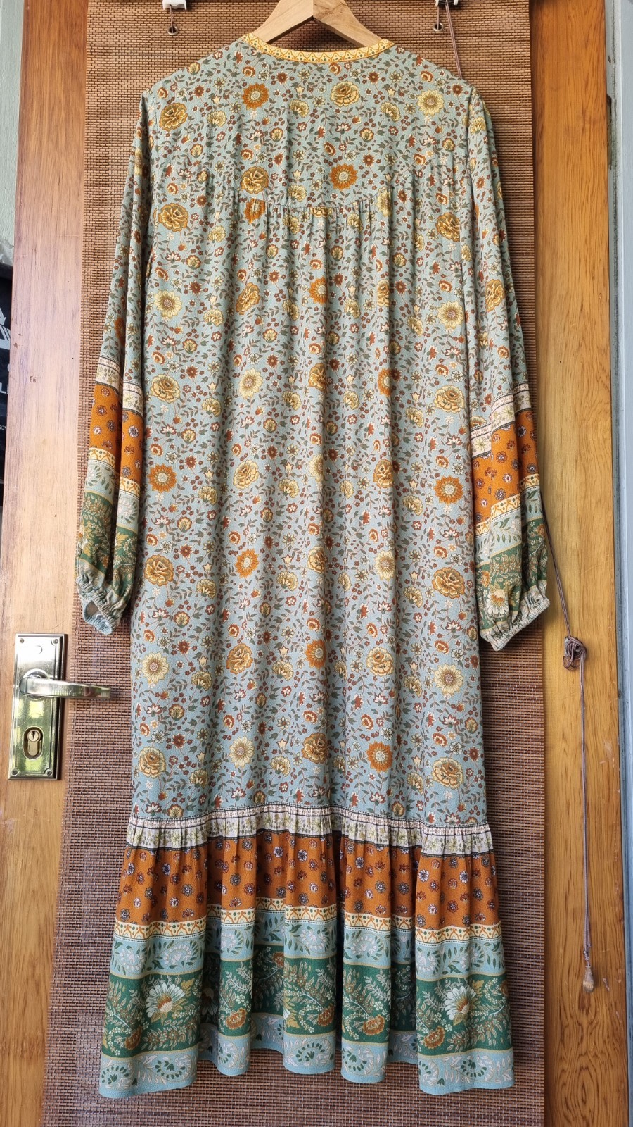 🦋Spell And The Gypsy L Lady Untamed Button Thru Gown With Tie EXC