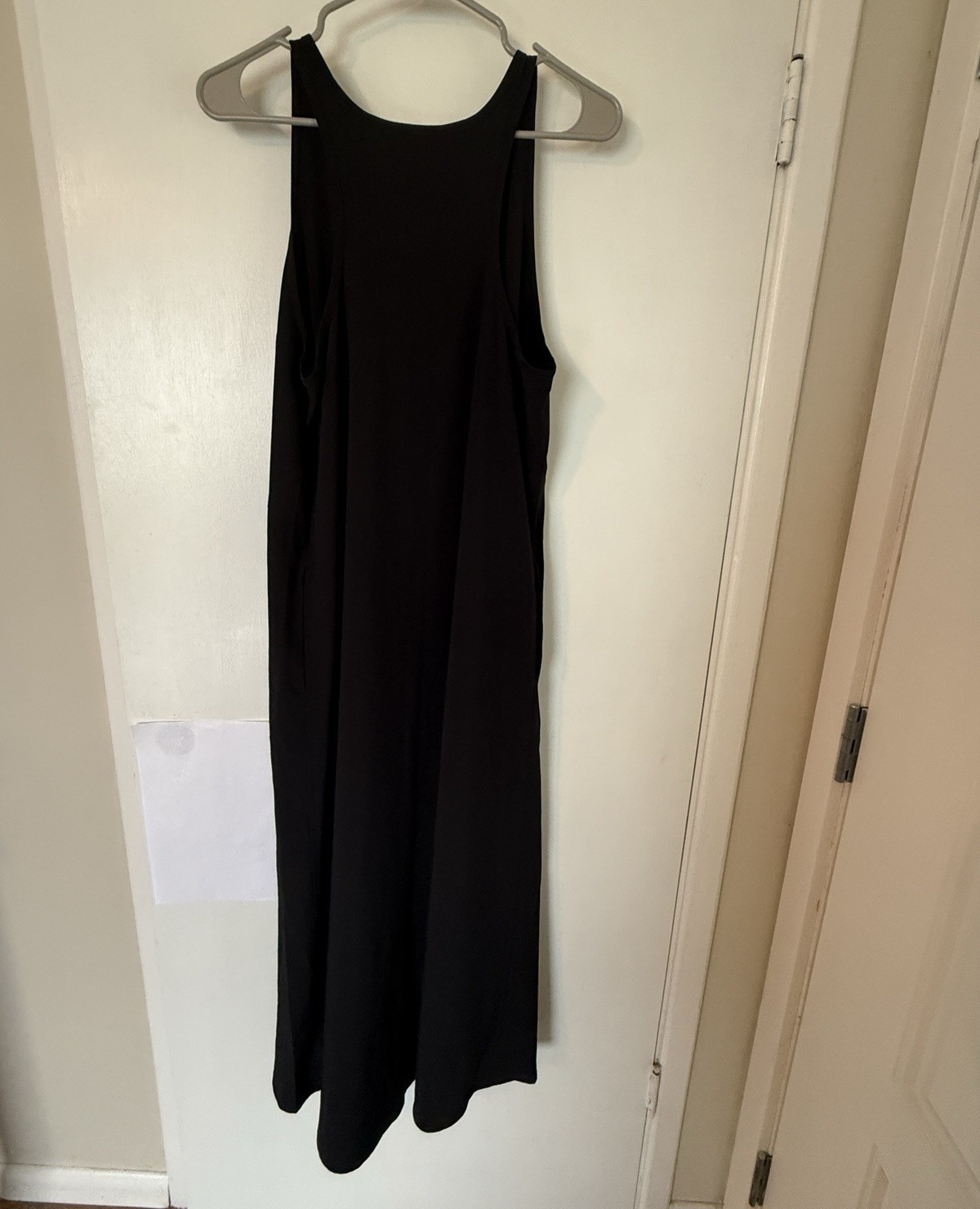 Athleta Women’s Black Solid Sleeveless Scoop Neck Jumpsuit One-Piece Size M