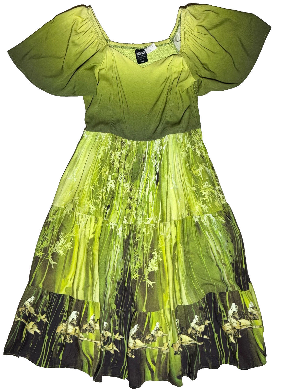 Her Universe Exclusive Star Wars Endor Watercolor Dress SIZE MD,1X NEW