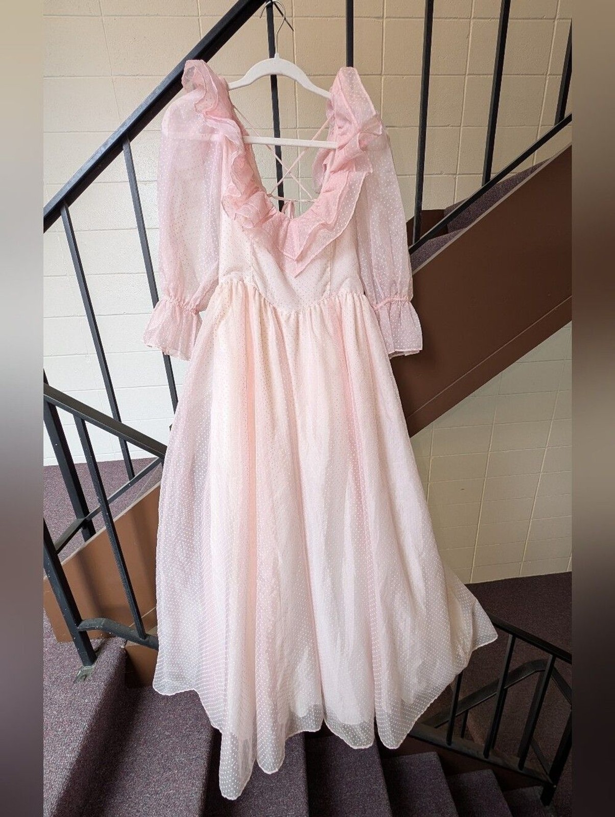Gunne Sax Swiss Dot Dress Jessica McClintock Size 11