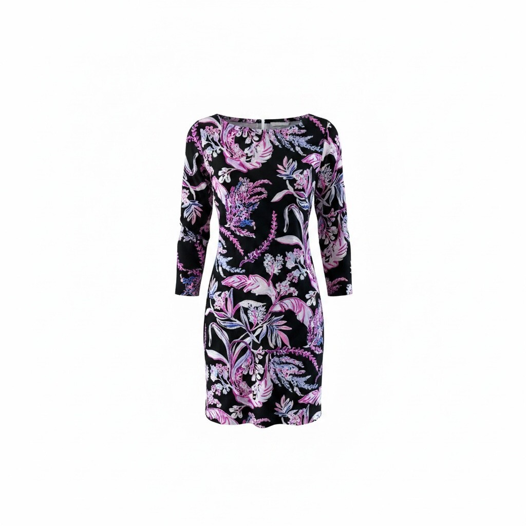 Lilly Pulitzer Rare Black Background Sophie Dress Wild Within Size Medium