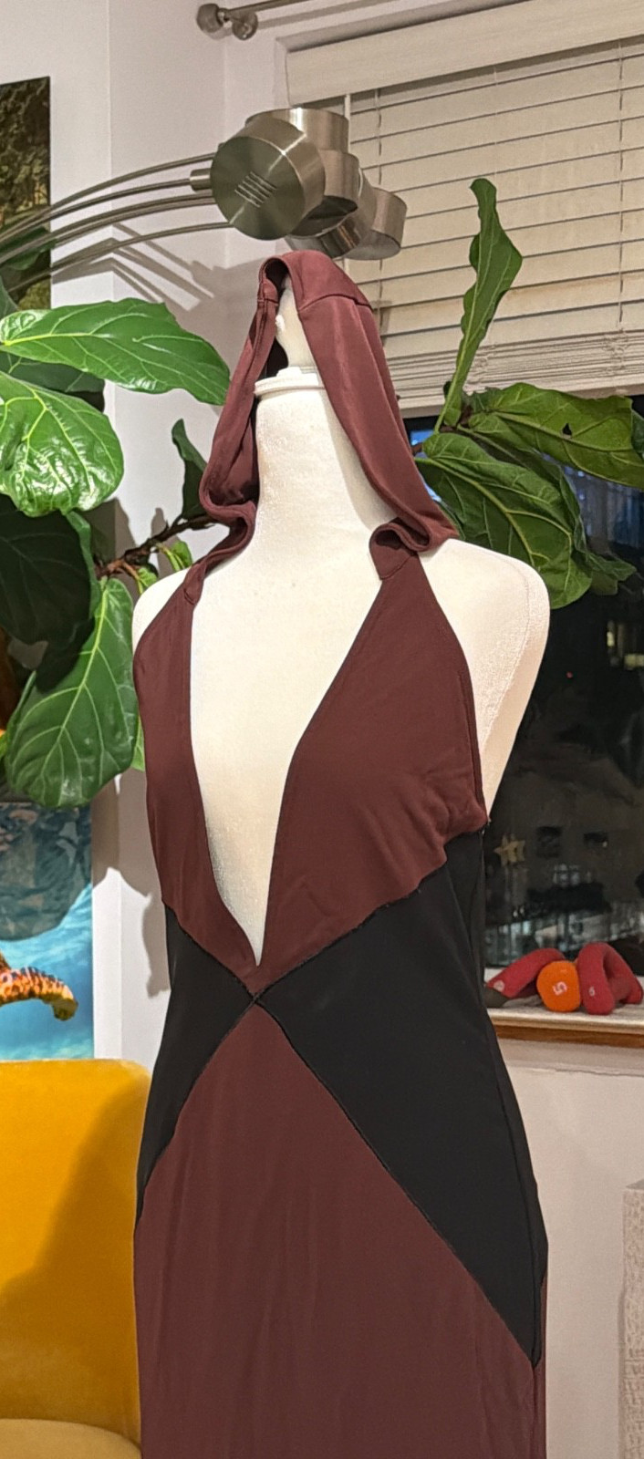 Miaou dress Size L with a hood