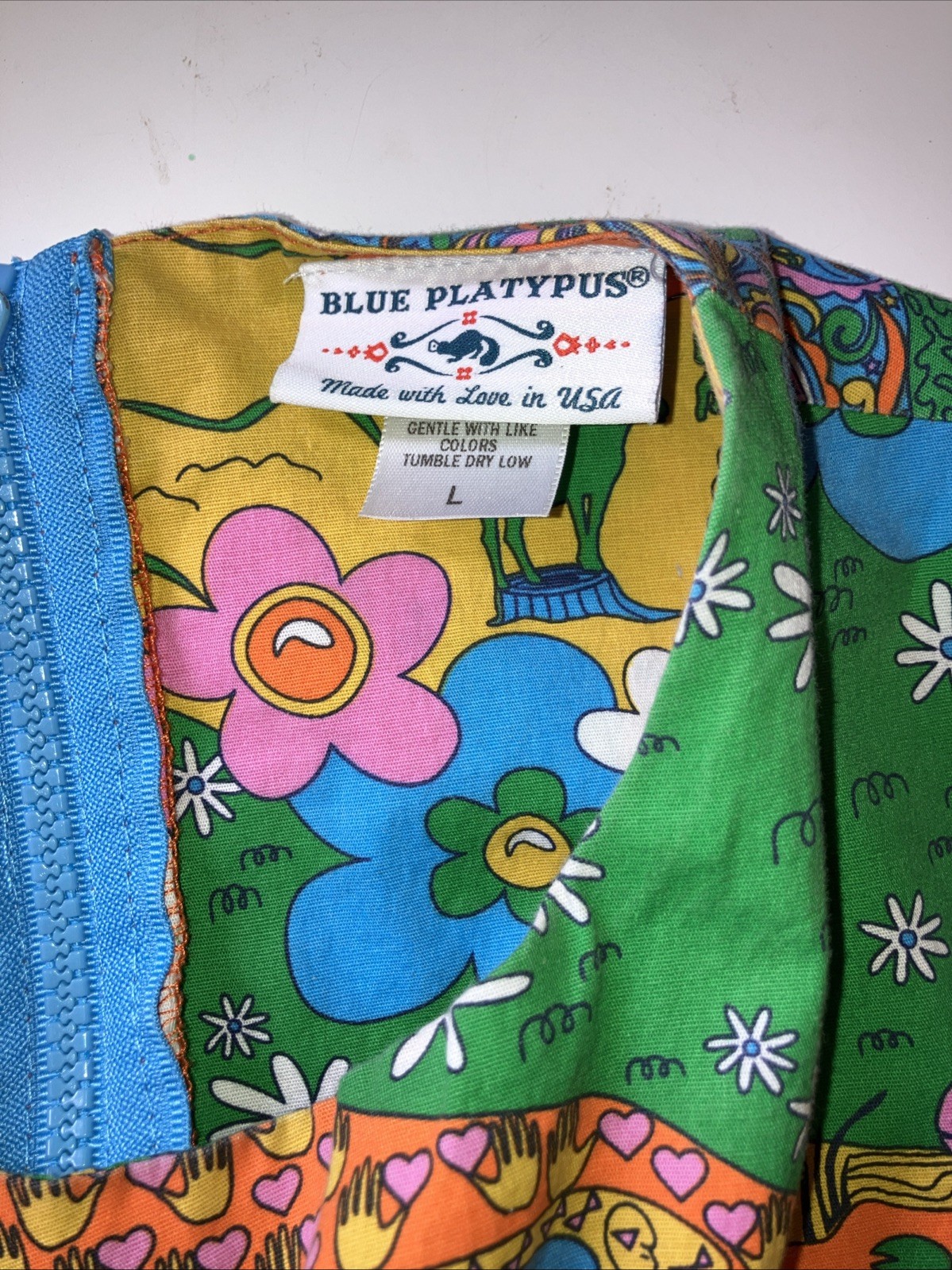 Ruffle Fluffle Maxi in Rainbow Farm Women’s Large Dress Large Vintage Pattern