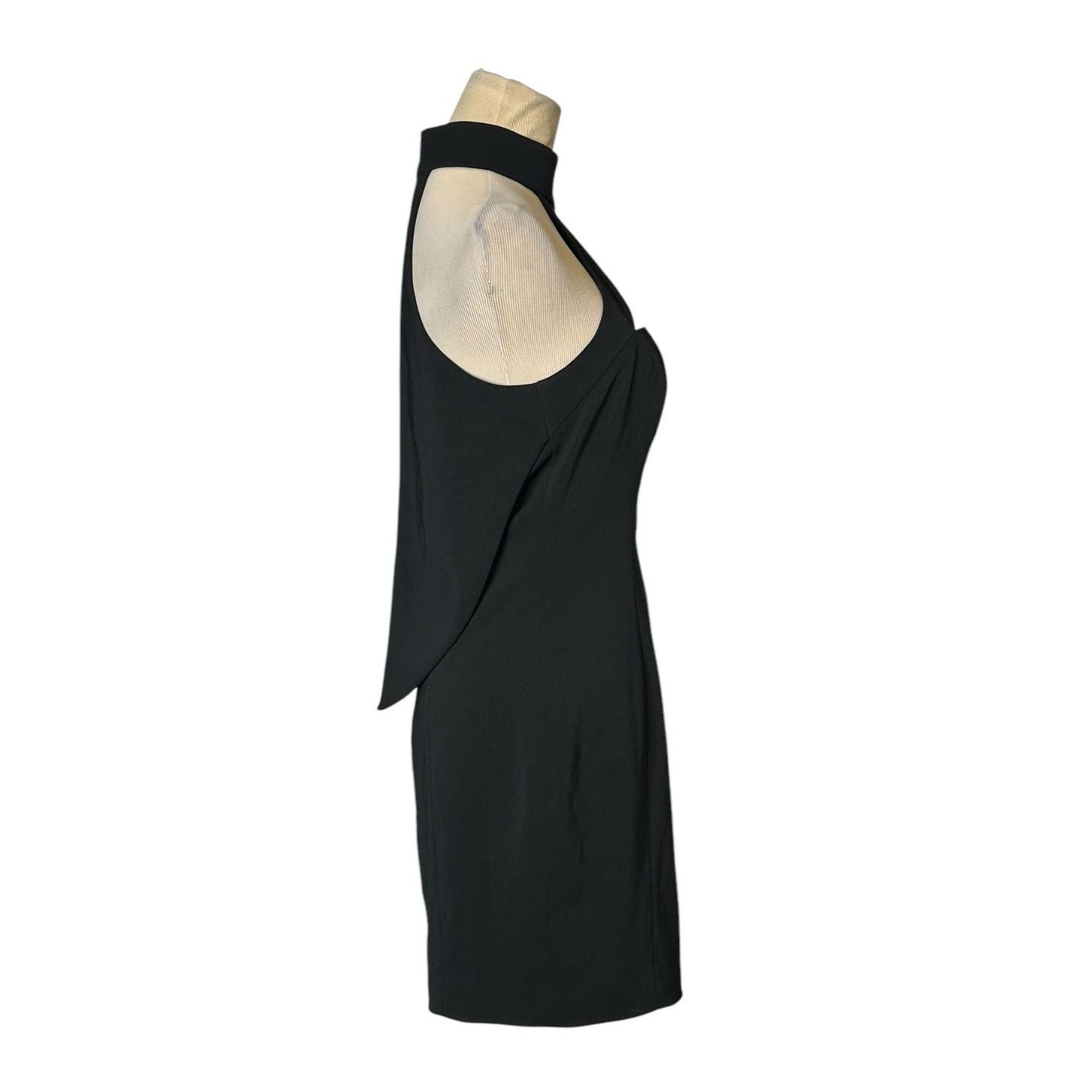 Jay Godfrey black sheath cocktail dress size 2