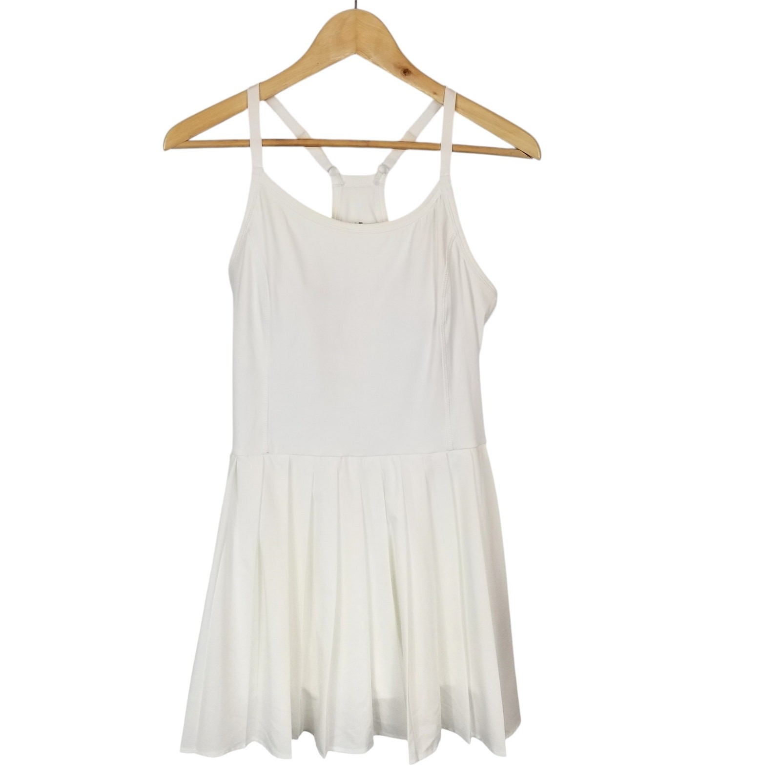 Love & Sports Women’s White Pleated Skirt Tank Top Tennis Dress Size Medium 8-10