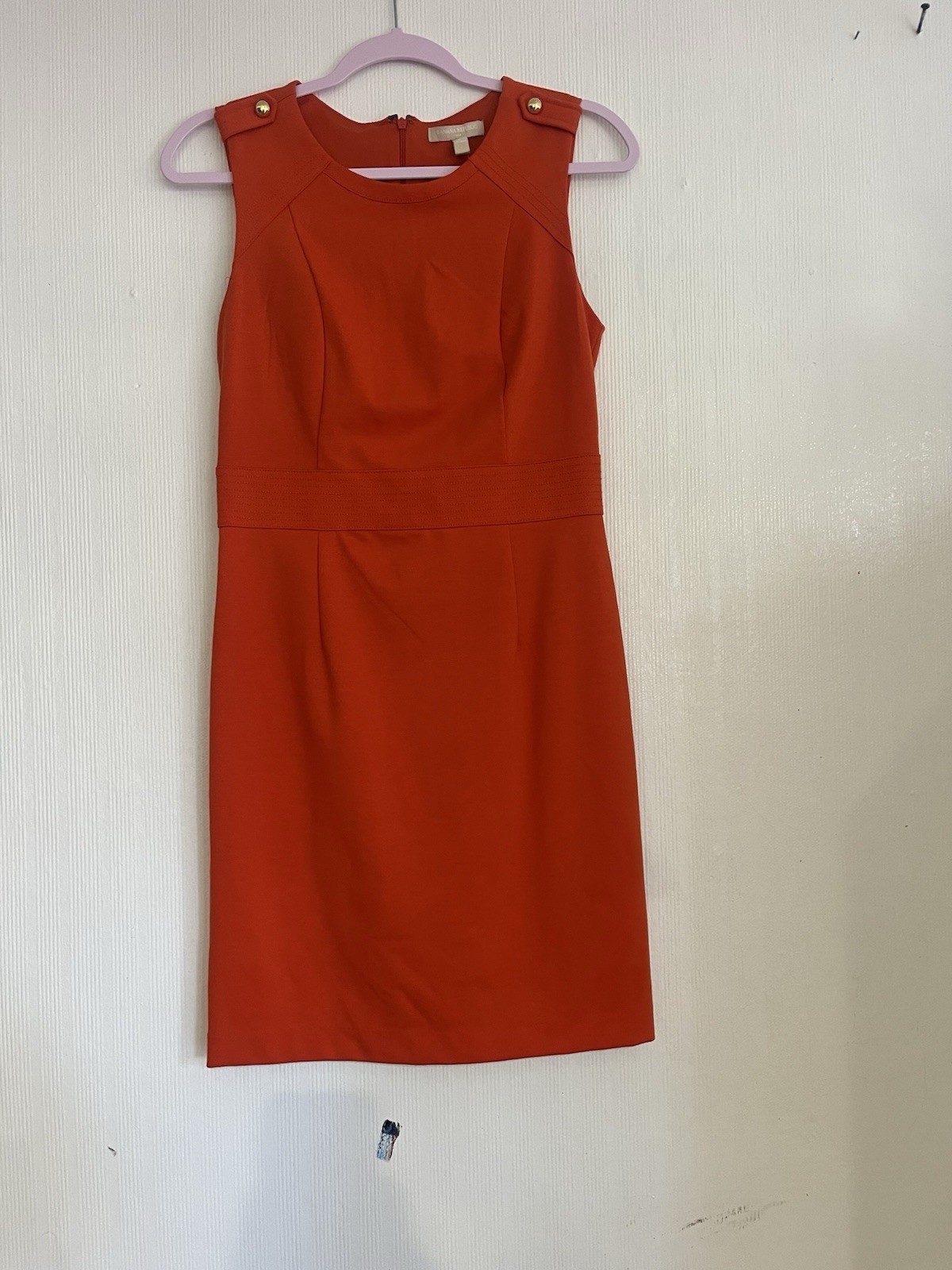 Women Banana Republic Fiji Red Sleeveless Dress Petite Size 4 P NWT