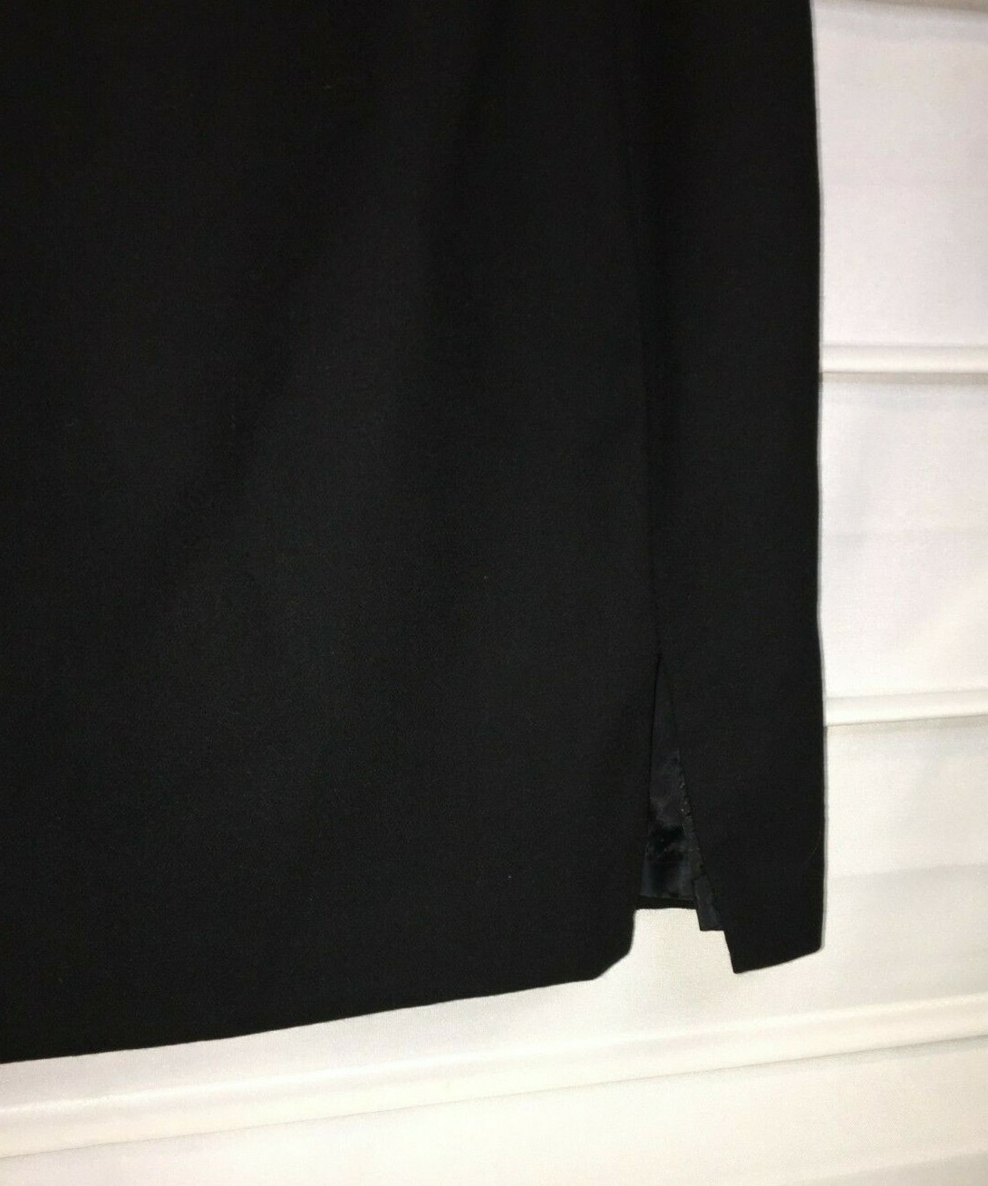JG Hook Black Wool Fully Lined Short Sleeve A Line Dress Size 10 NWTS!