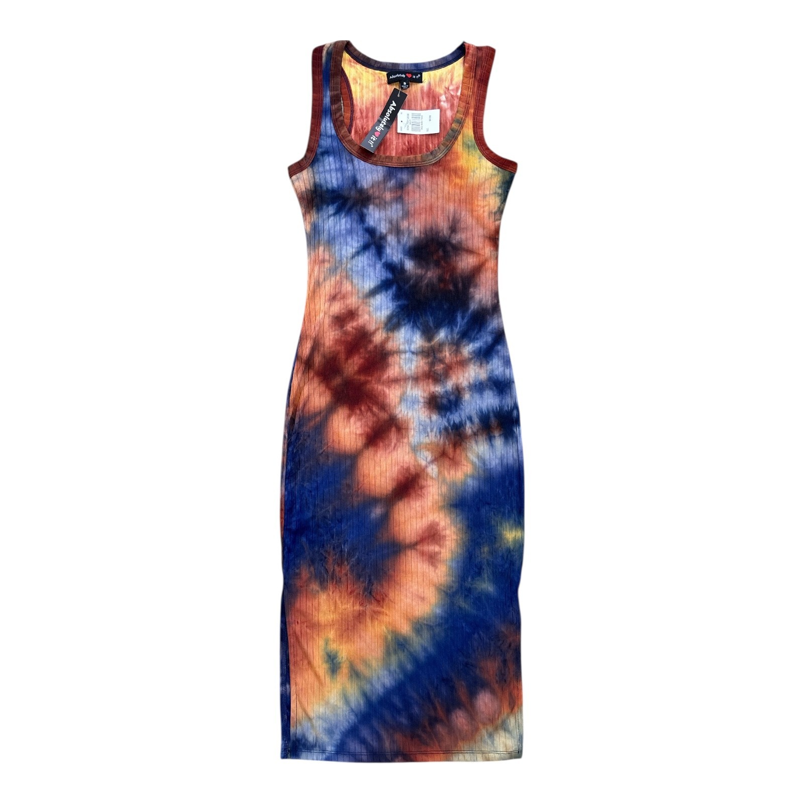 Absolutely Love It Women’s Tie Dye Sleeveless Bodycon Dress Size Small