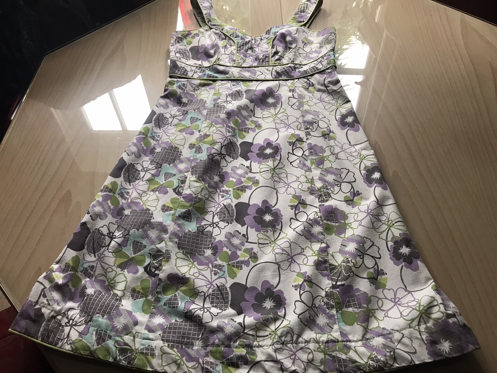 Fat Face Summer Dress Size 10/12 Pit To Pit 17 Inches