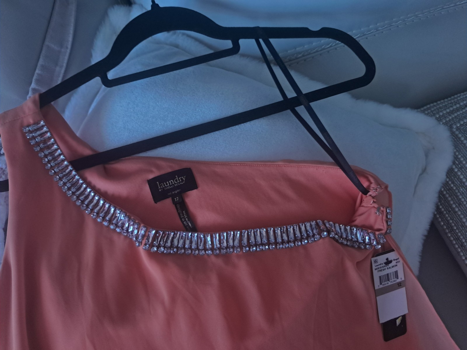 Laundry by Shelli Segal SALMON Dress New Womens size 12