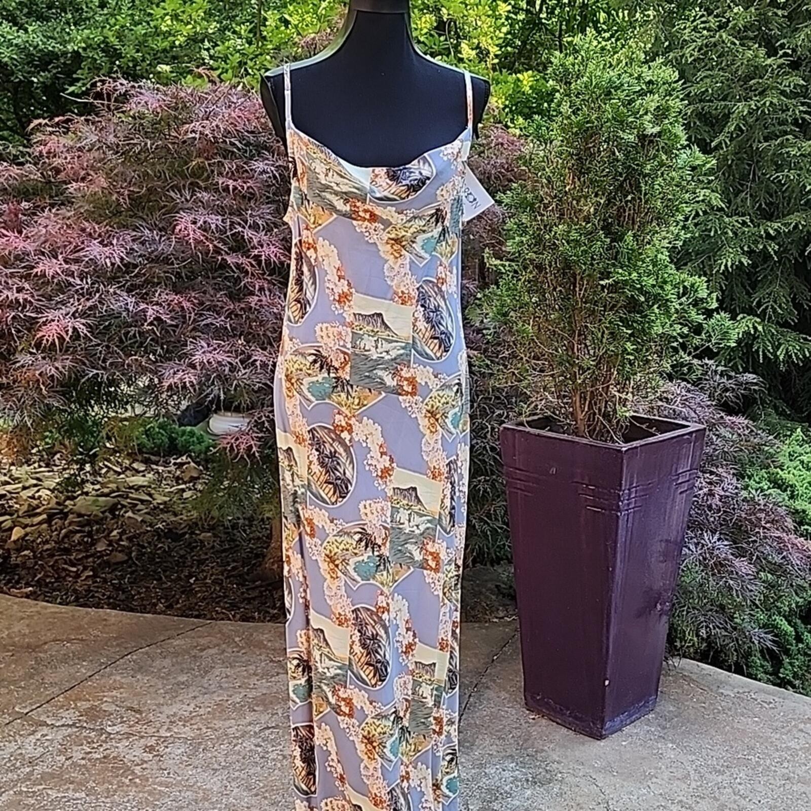 🔥CITRON🔥 Santa Monica Vintage Extremely Rare Find Bias Maxi Dress XL