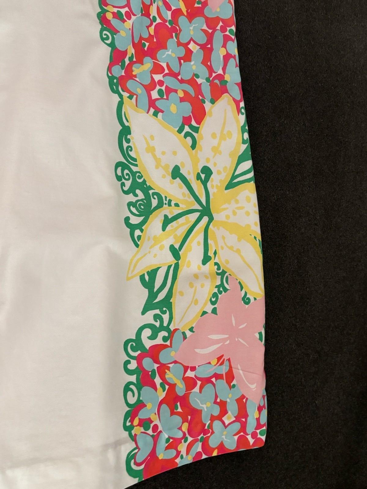 LILLY PULITZER Shift Dress Size 6 Margot Mariposa White Floral Print 100% cotton