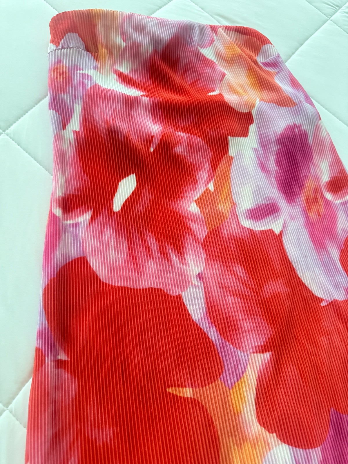 Hello Molly Keep Moving Forward Strapless Lace-Up Maxi Dress Pink Floral Size S
