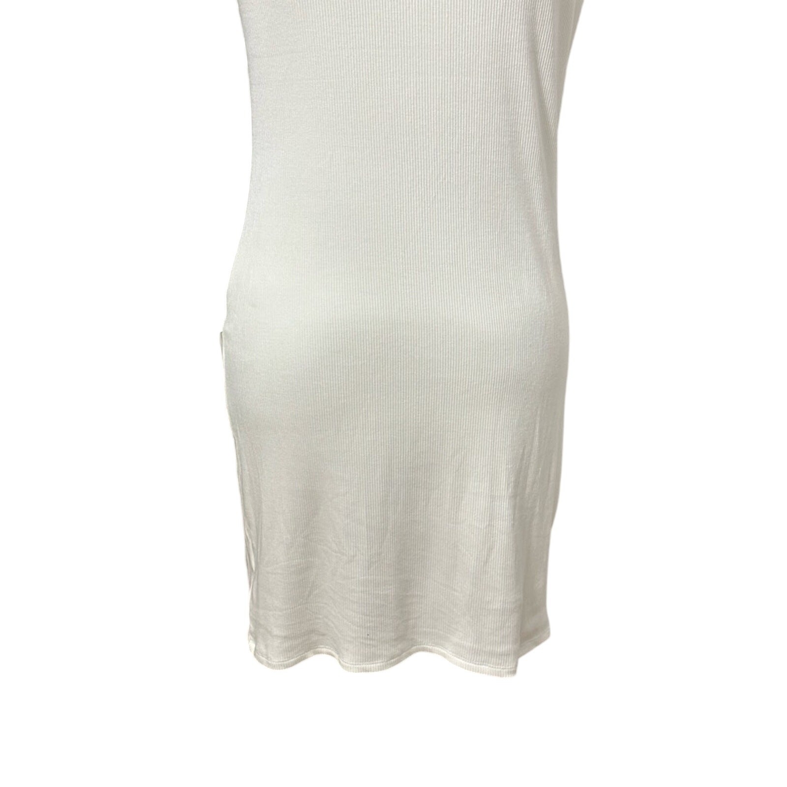 BP. Sheath Dress Midi Length Stretchable Rayon Fabric Blend White Women’s M NWOT