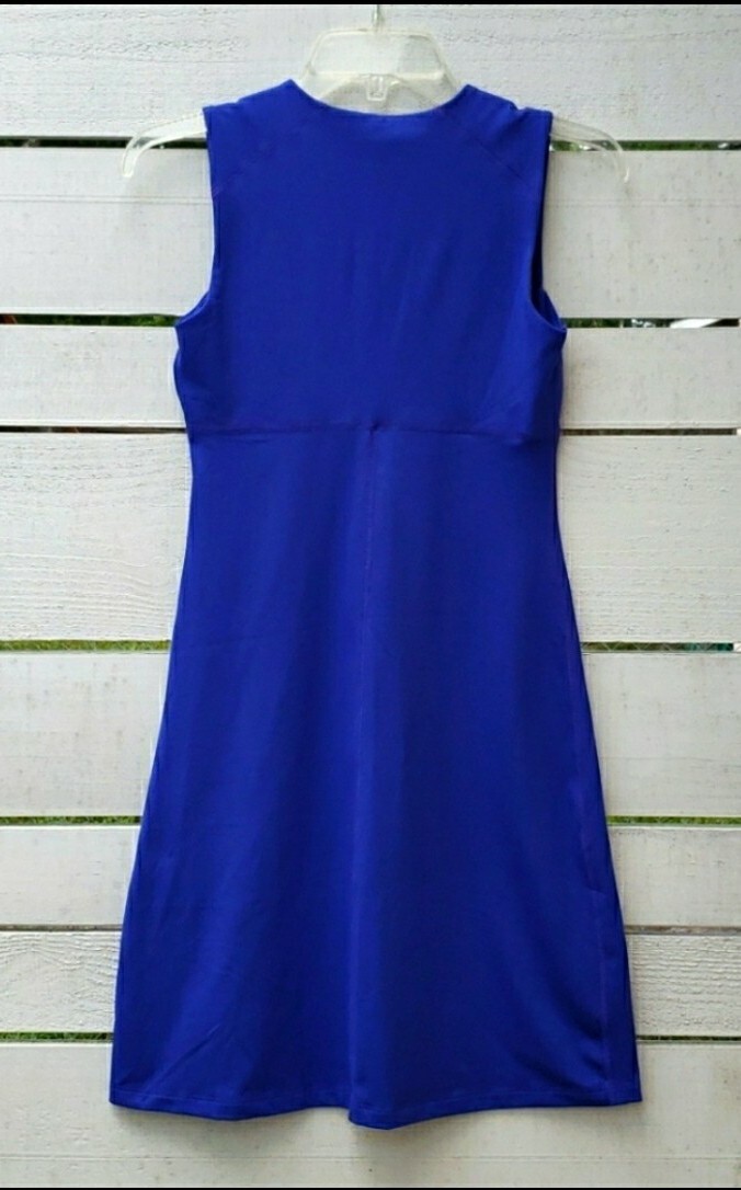 Eastern Mountain Sports Casual Sheath Dress Purple Sleeveless Womens XS Stretch