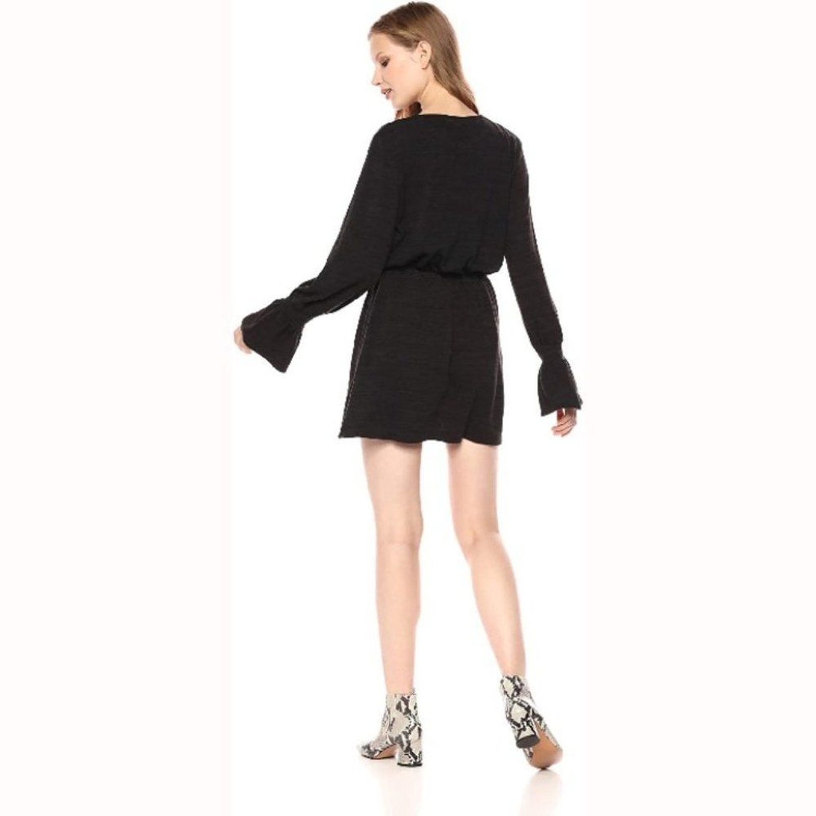 The Fifth Label Flute LS Soft Knit Mini Dress NWT Women SIZE XXS