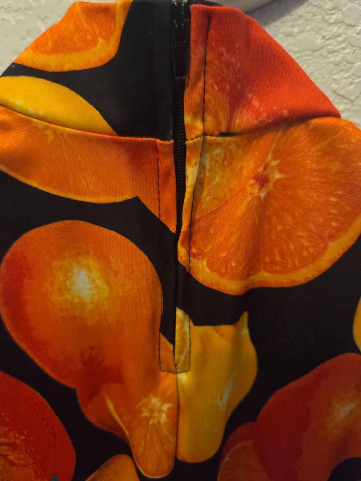 Y2K Vintage 90s Mini Fruit Pattern Dress Size Small