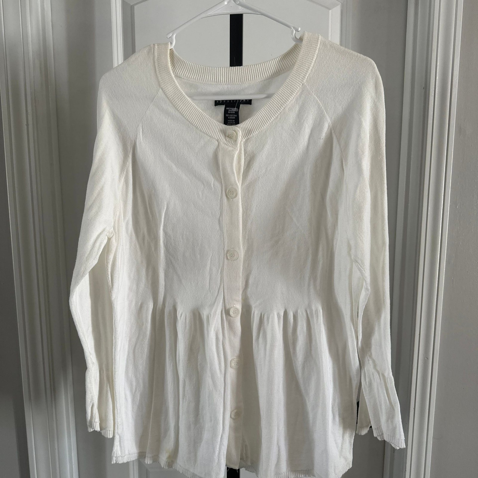 Richer Poorer Cloud Weave Women’s Button Up Tunic Dress in Bone