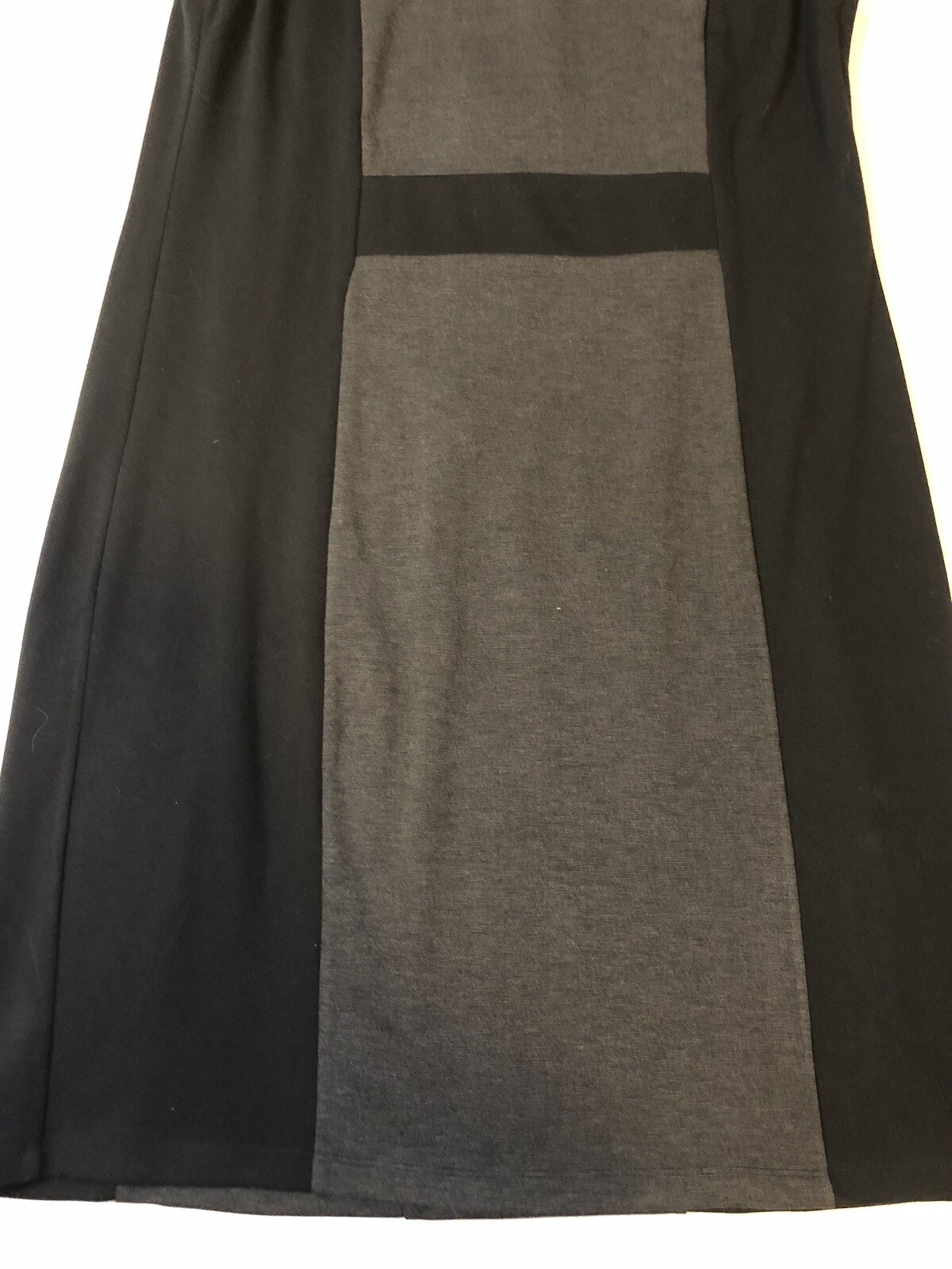 NY Collection NEW Women’s Size: LARGE Black & Gray Color Block – Zipper NWT