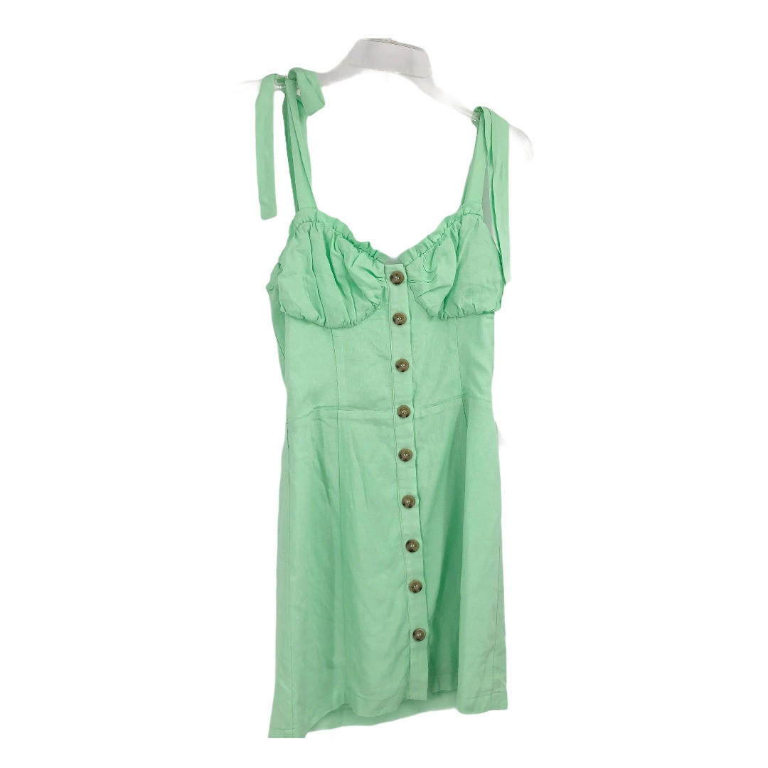 Lost and Wander Mint Green Sea Mist Cami Mini Dress Tie Strap NWT Small