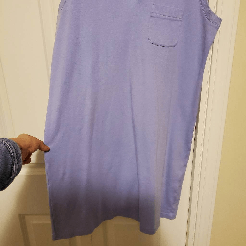 HSZ Studio Periwinkle Polo Cotton Dress – Size Medium