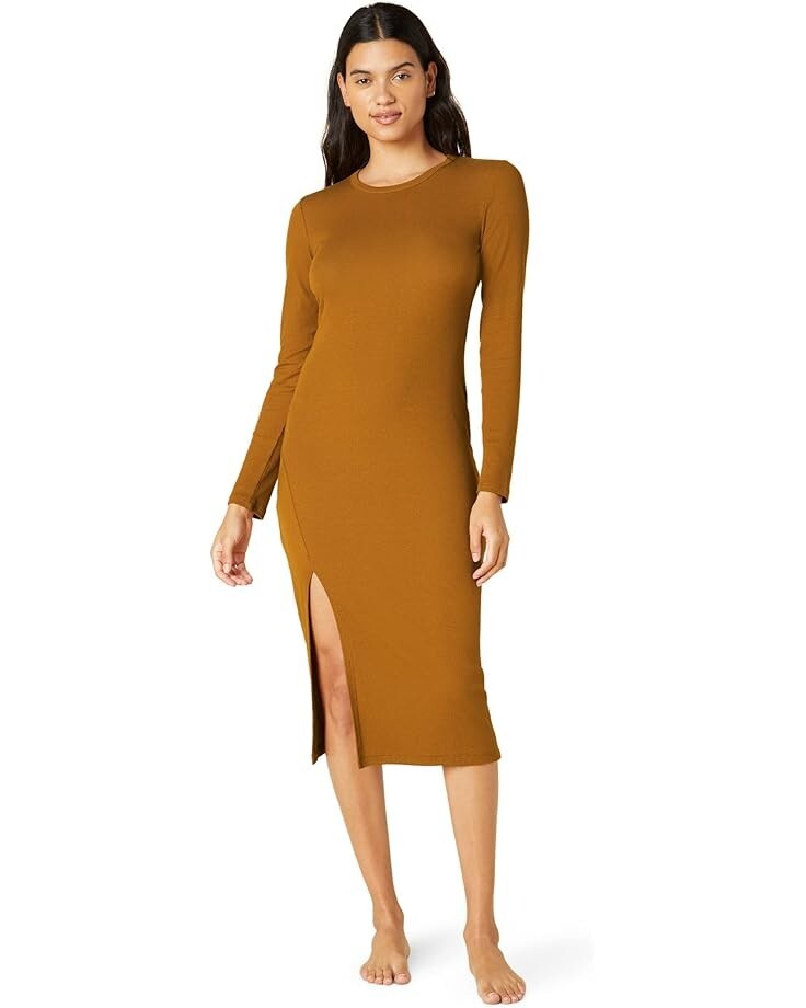 Beyond Yoga® Women’s XL Day To Night Dress in Clove Brown – $110