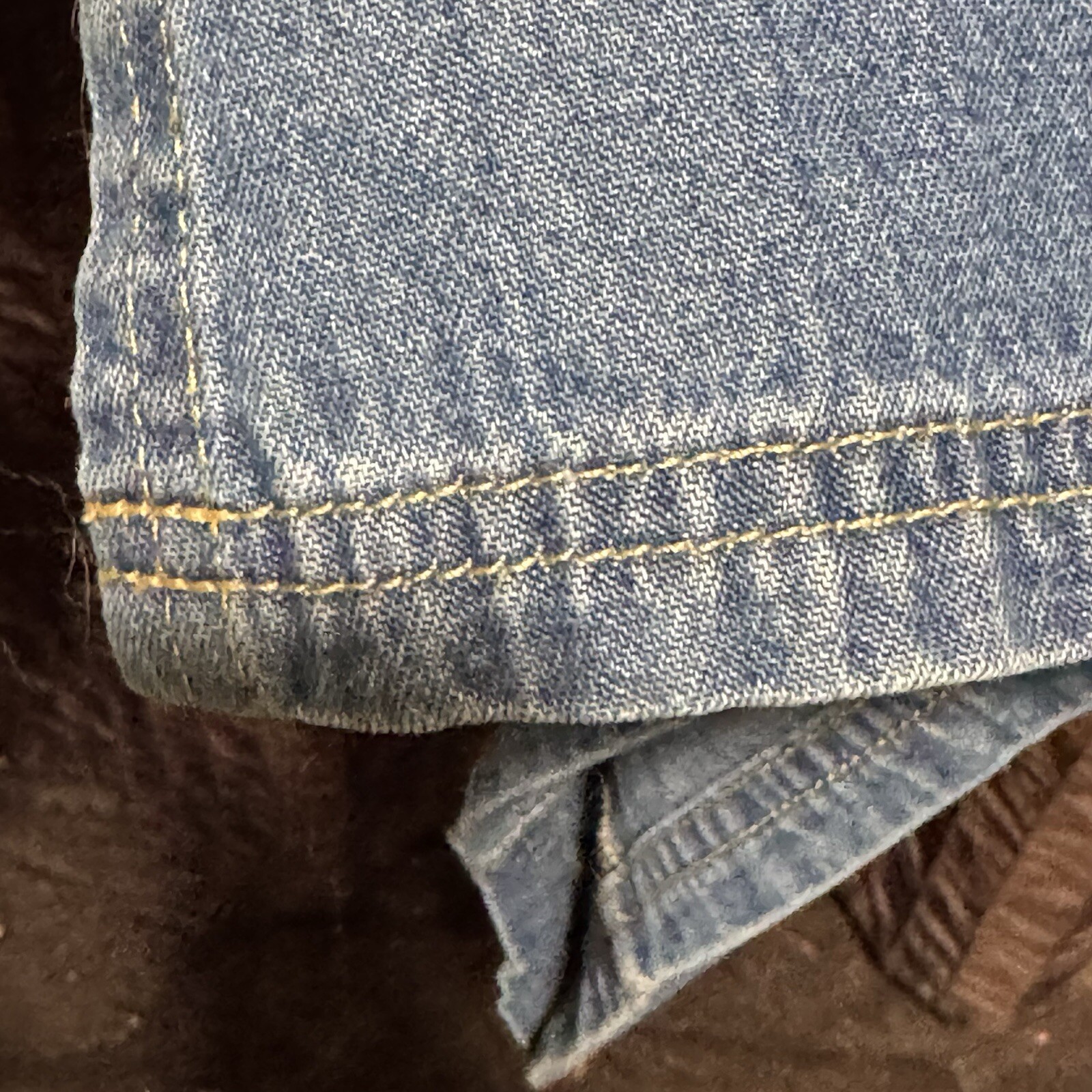 Sag Harbor Sport Petite Light Wash Denim Jumper Women’s Petite M Pockets Vintage