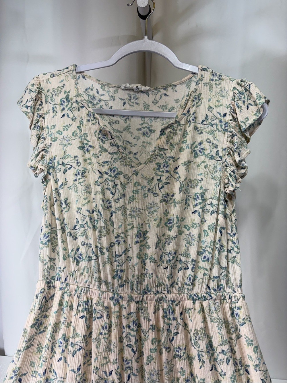 Lucky Brand Floral Rayon Blend Midi Dress Medium 3290