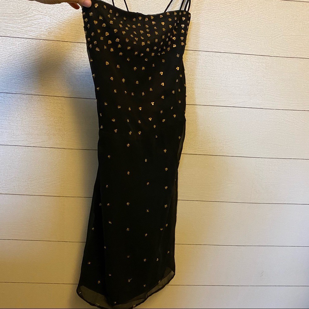 NWT Majorelle x Revolve Leticia Mini Backless Sequin Strap Dress Size XL