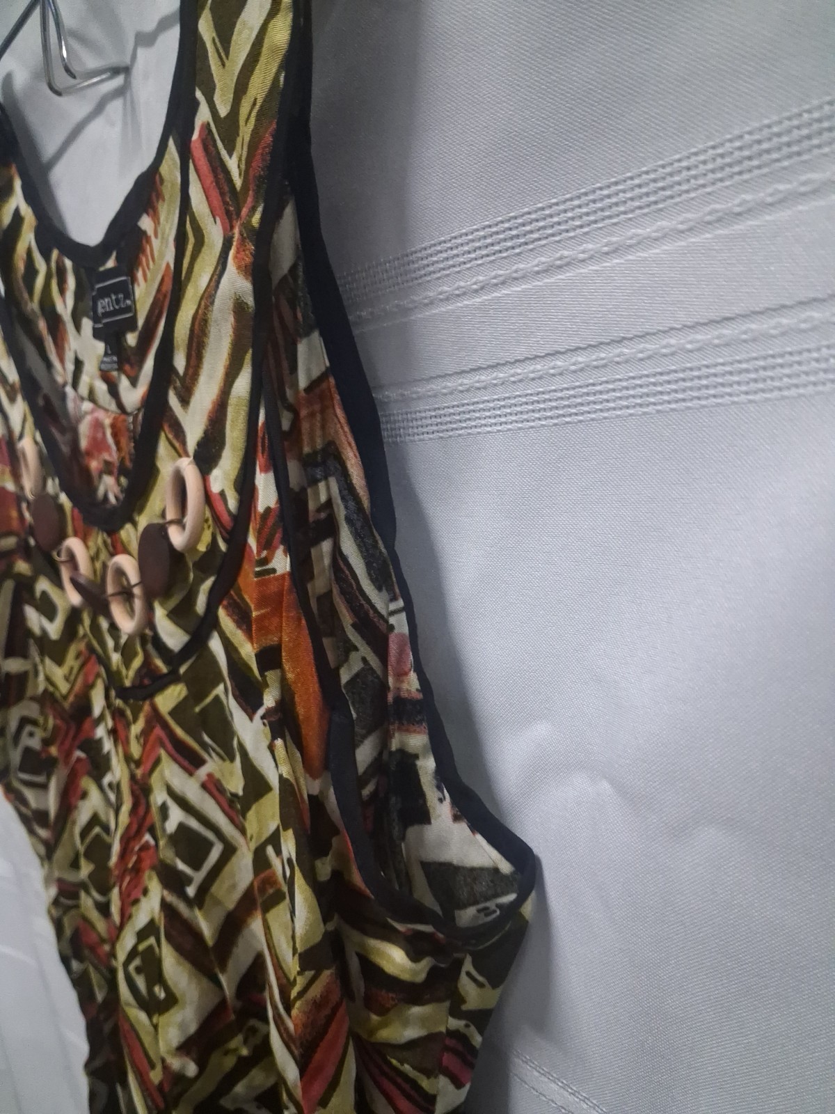 Elementz Women’s Sleeveless Casual Drift Dress Multicolor Size L