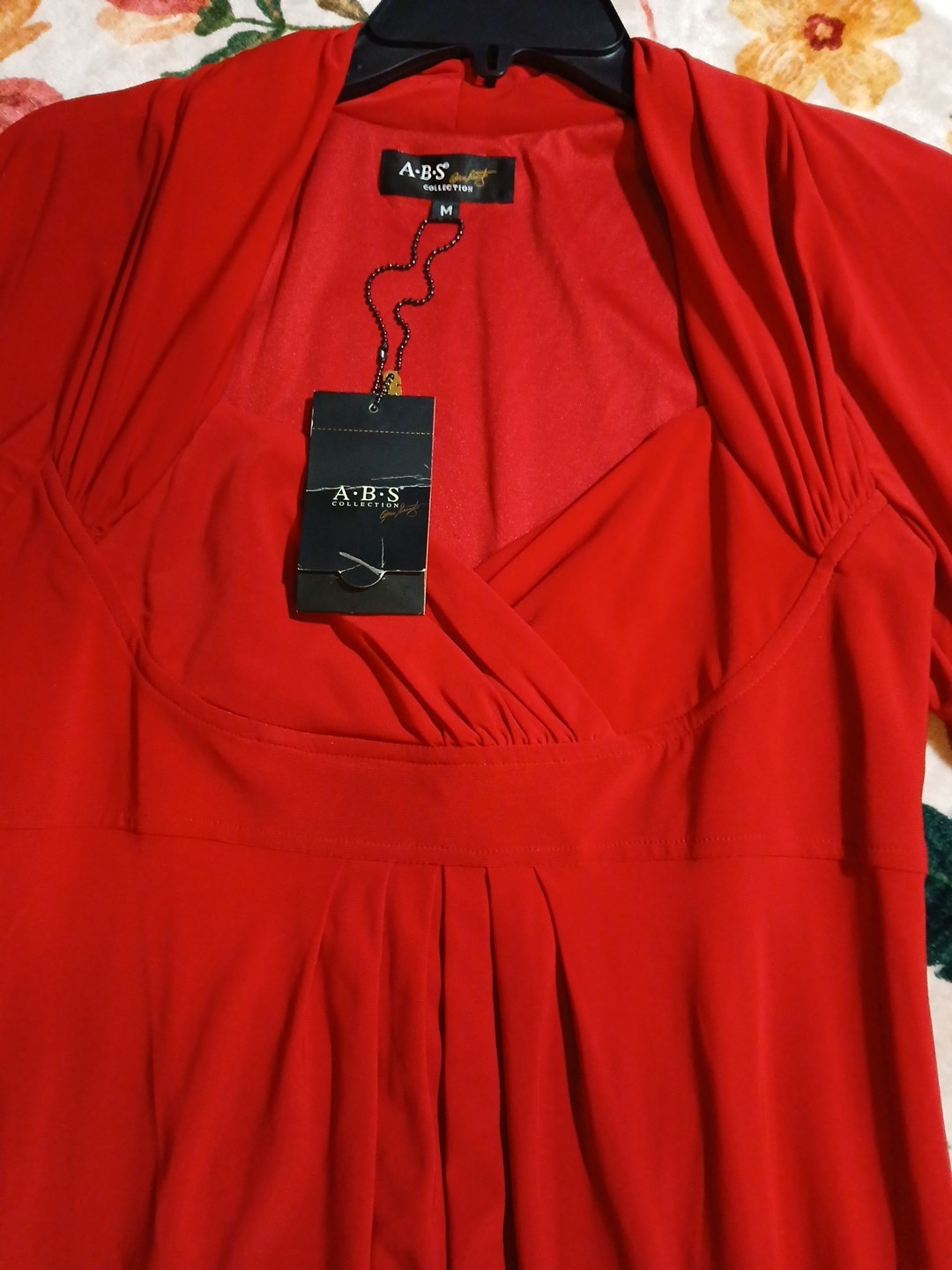 Allen Schwartz A.B.S Collection Classic Holiday Women’s Size Medium Red Dress