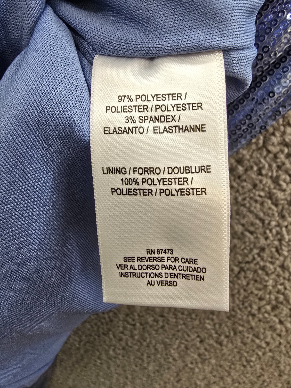 Violet Weekend Strappy Ombré Sequin Gown Junior’s 9/10 Blue Silver Lined