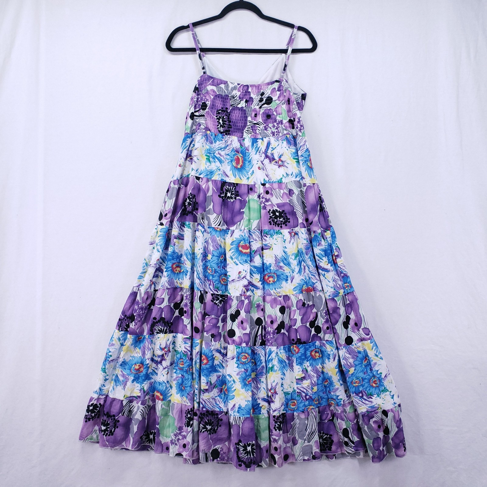 Flora Paris Design Made In French A Line Dress Size Small Floral Multicolor