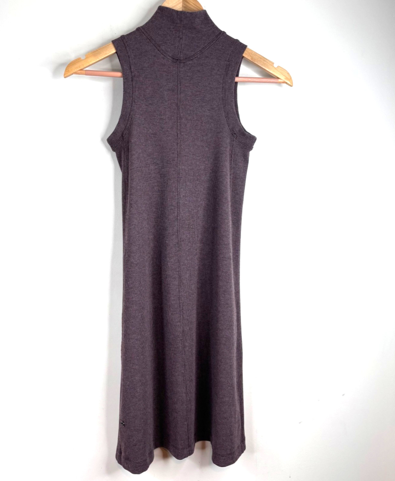 Lululemon Gone For The Week Dress XS Mockneck Dark Purple Athleisure Stretch