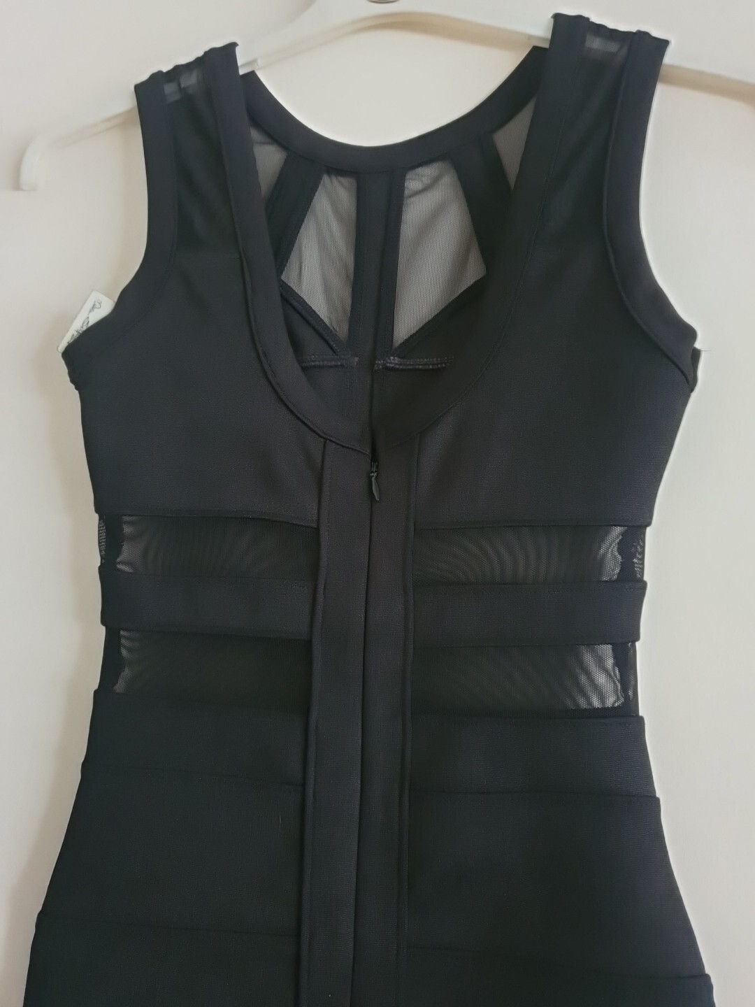 Miss Selfridge Black Bodycon Dress Size 6 £45