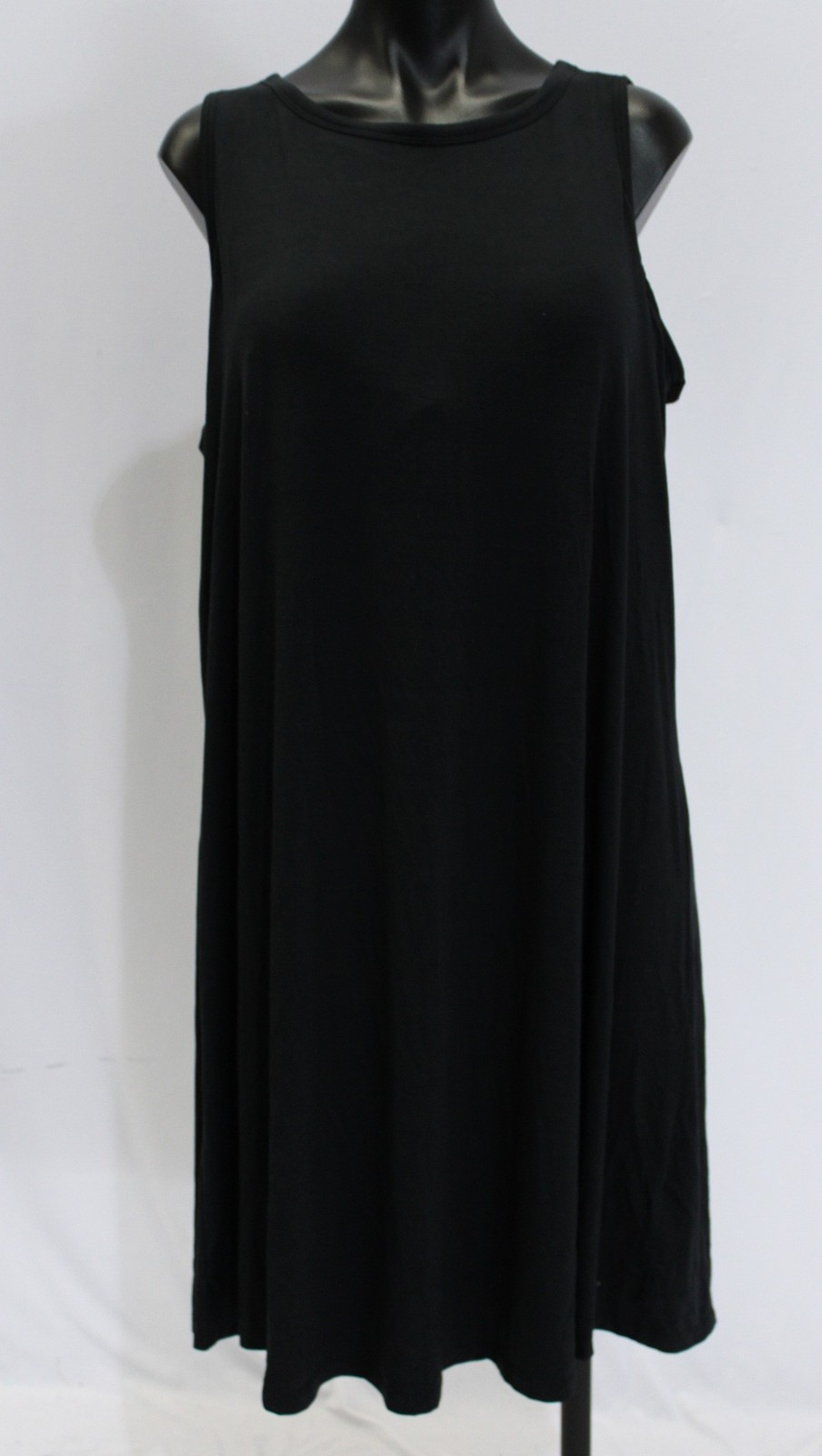 Modern Soul Women’s Jersey Chemise Support System Dress CN6 Black Size XL