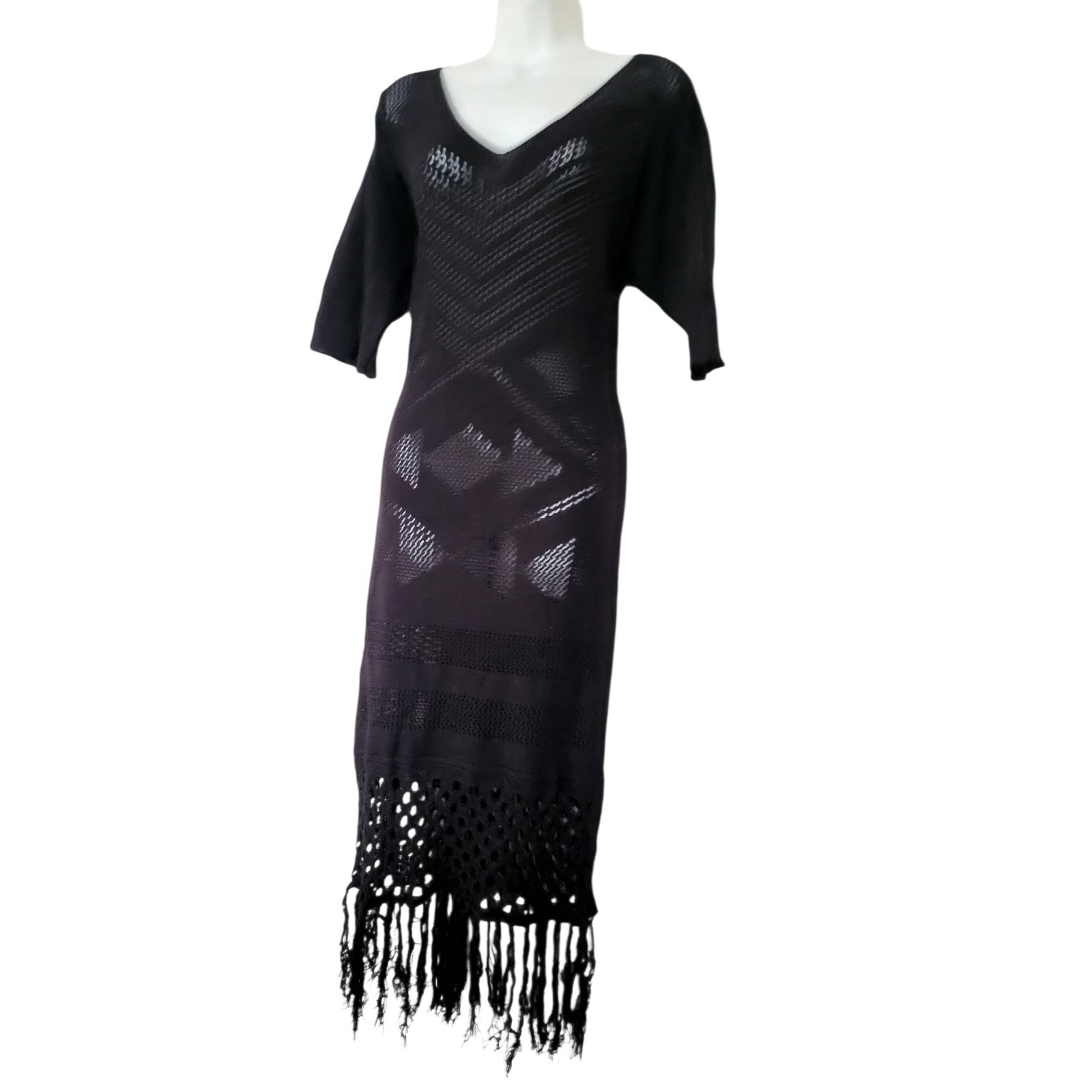 Simply Be Crochet Fringe Summer Holiday Festival Dress UK Size 18