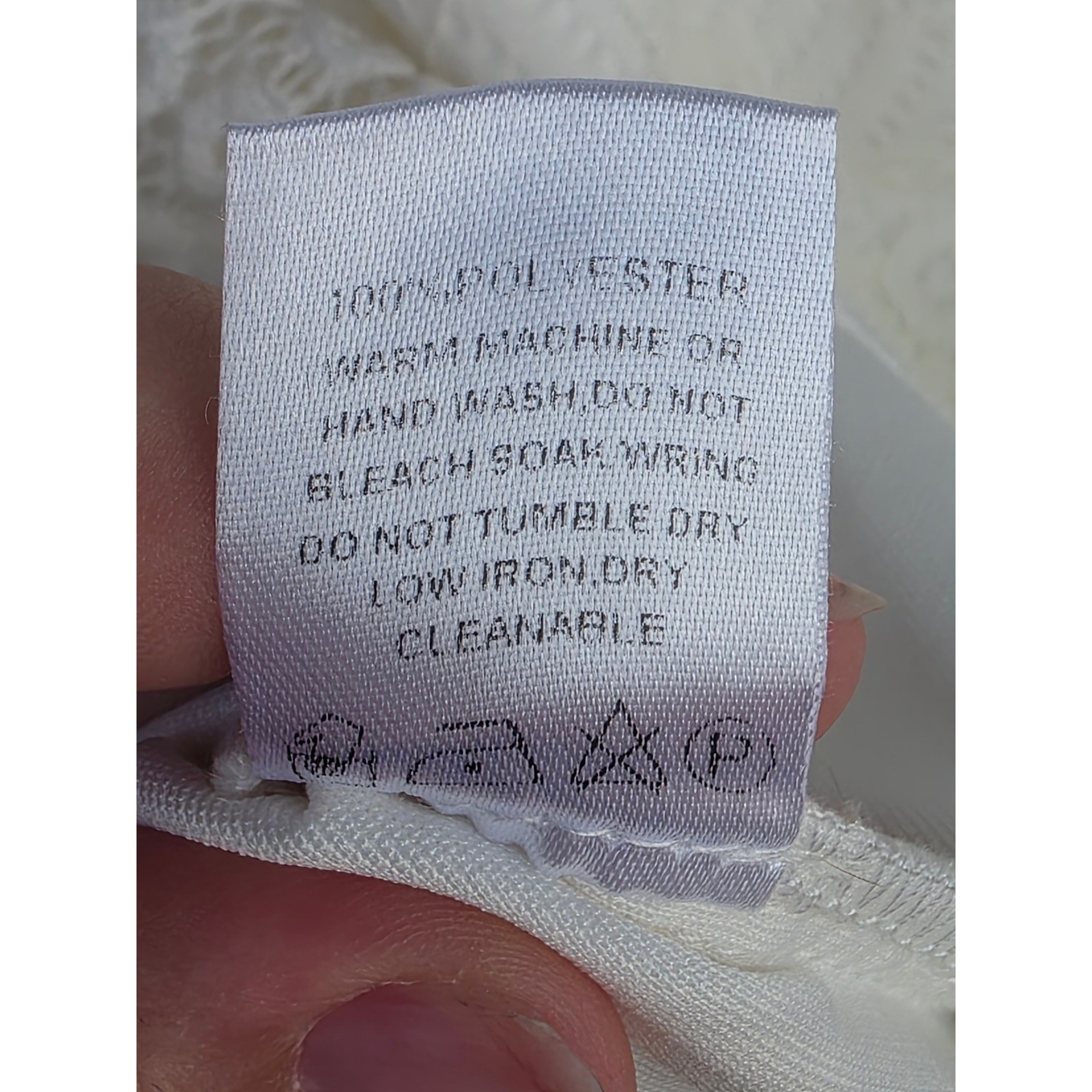 Two Sisters The Label White Lace Mini Dress Ruffle Keyhole Back Bridal Size 4 S