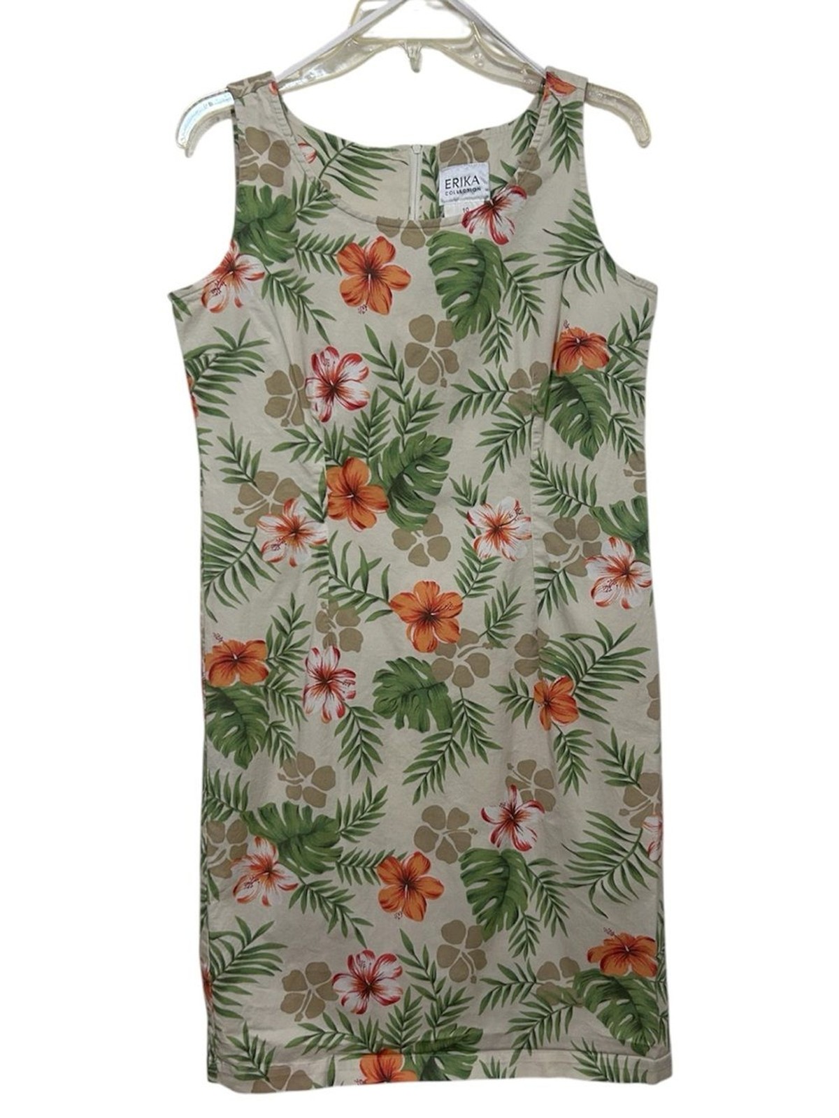 Erika Collection Tropical Floral Sheath Dress