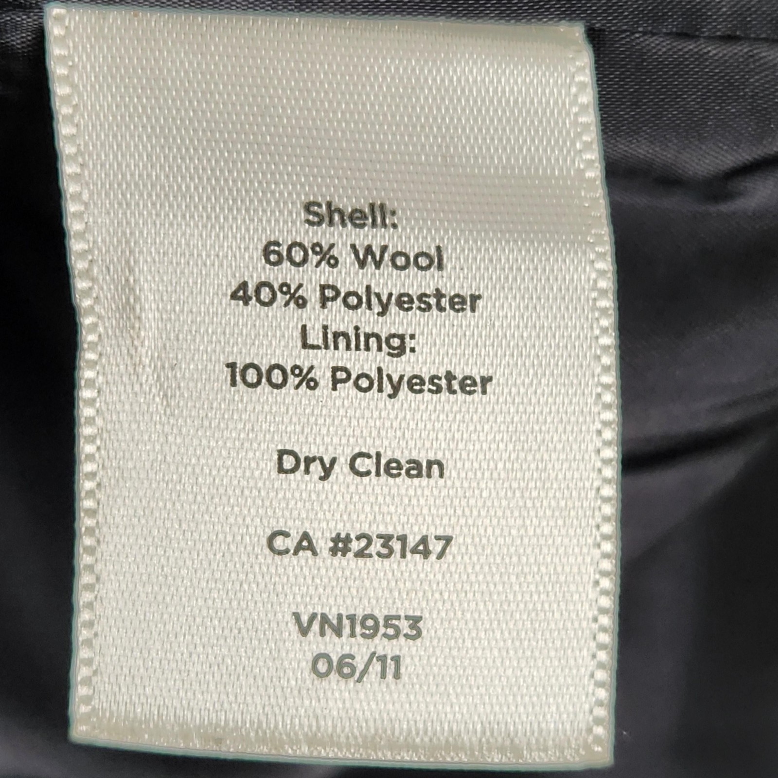 Talbots Dress Womens 10 Black Sleeveless Wool Blend Sheath Lined Office Career