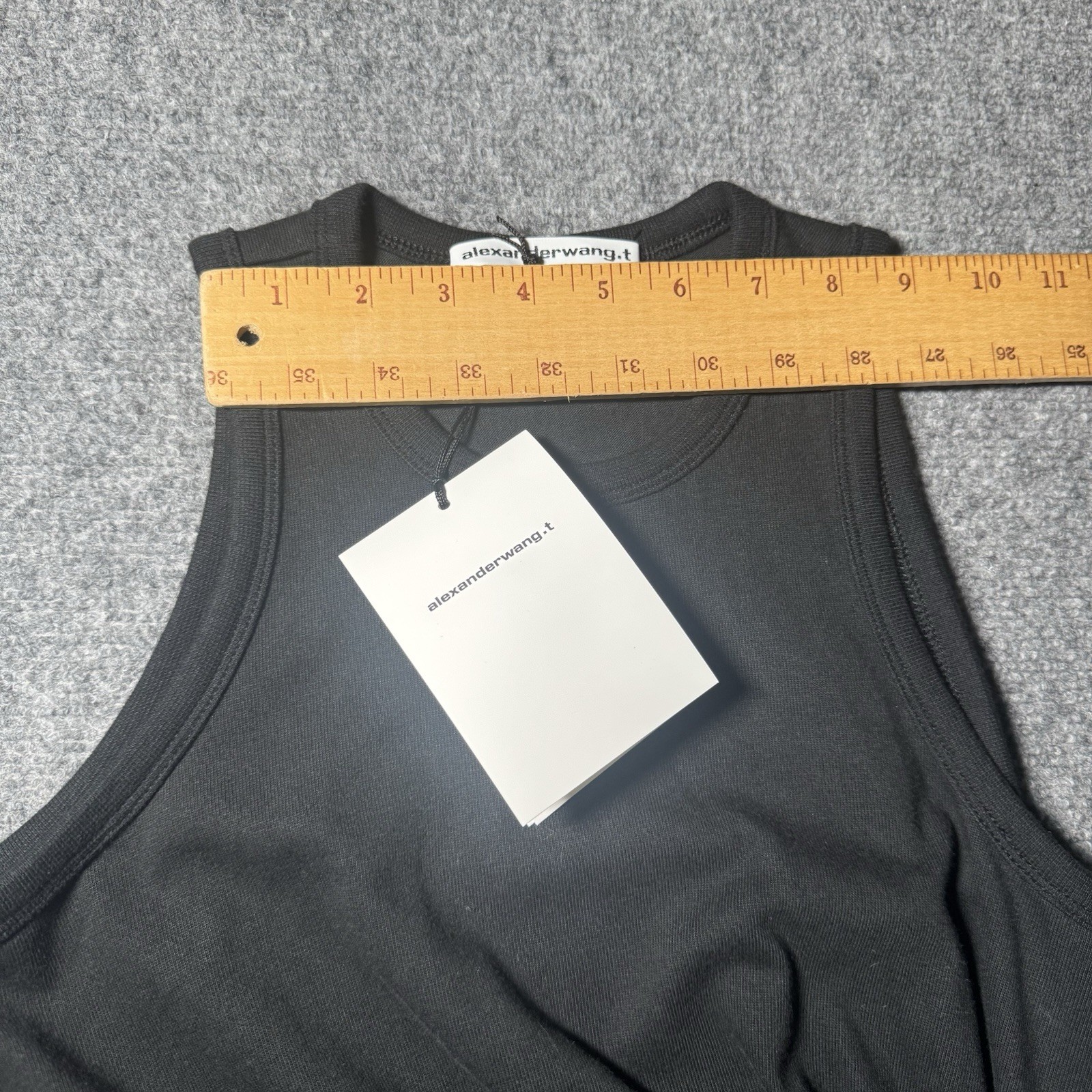 ALEXANDER WANG .T Heavy Soft Jersey Fitted Tank Dress w/ Twist Detail XS NEW NWT