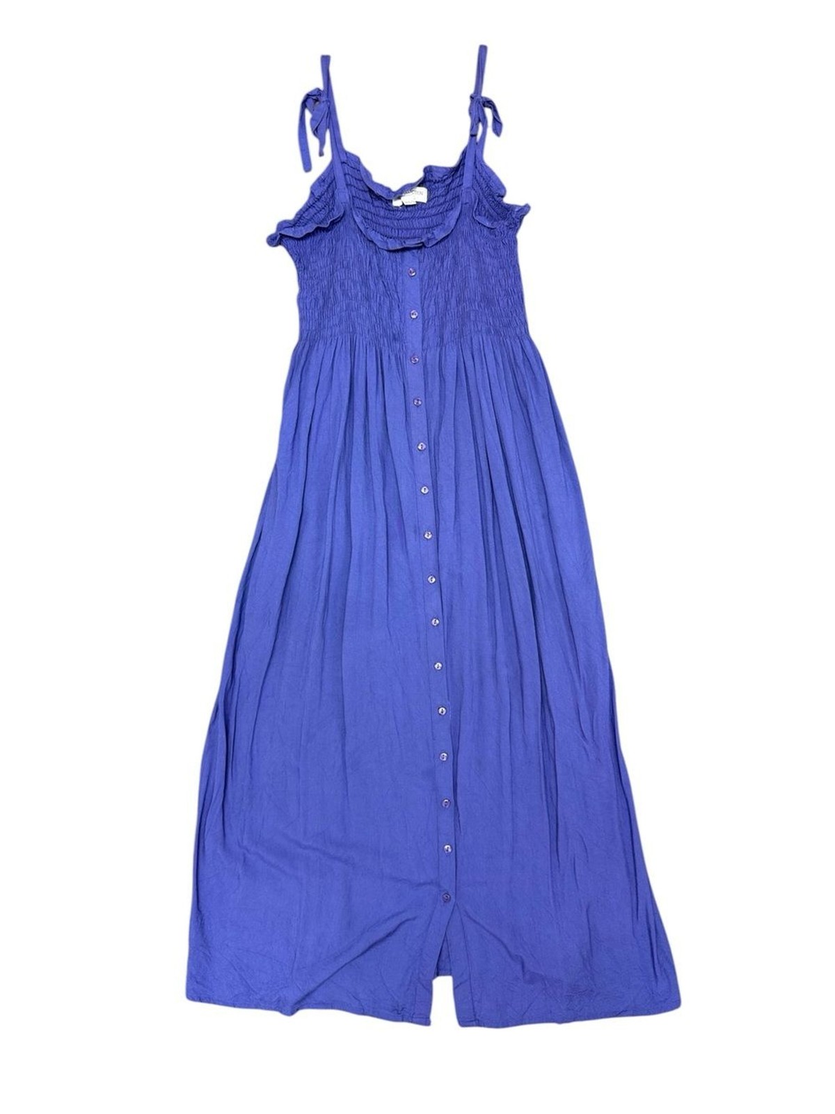 Emerson Fry India Collection Santiago Sundress Sleeveless Midi Iris Purple XS/S