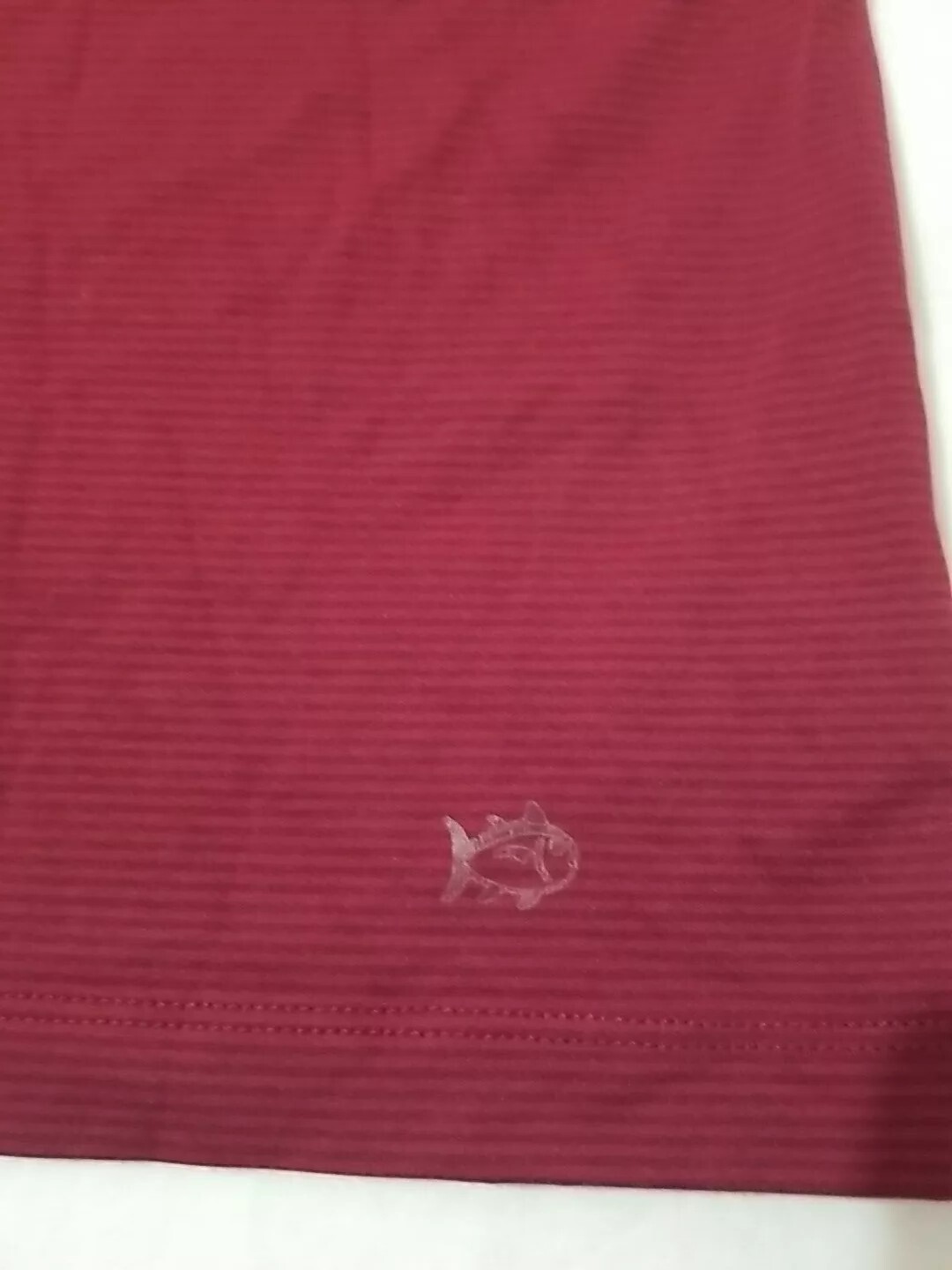 Southern Tide Whitnee Performance Dress Maroon Wine Bell Sleeve Size S USC